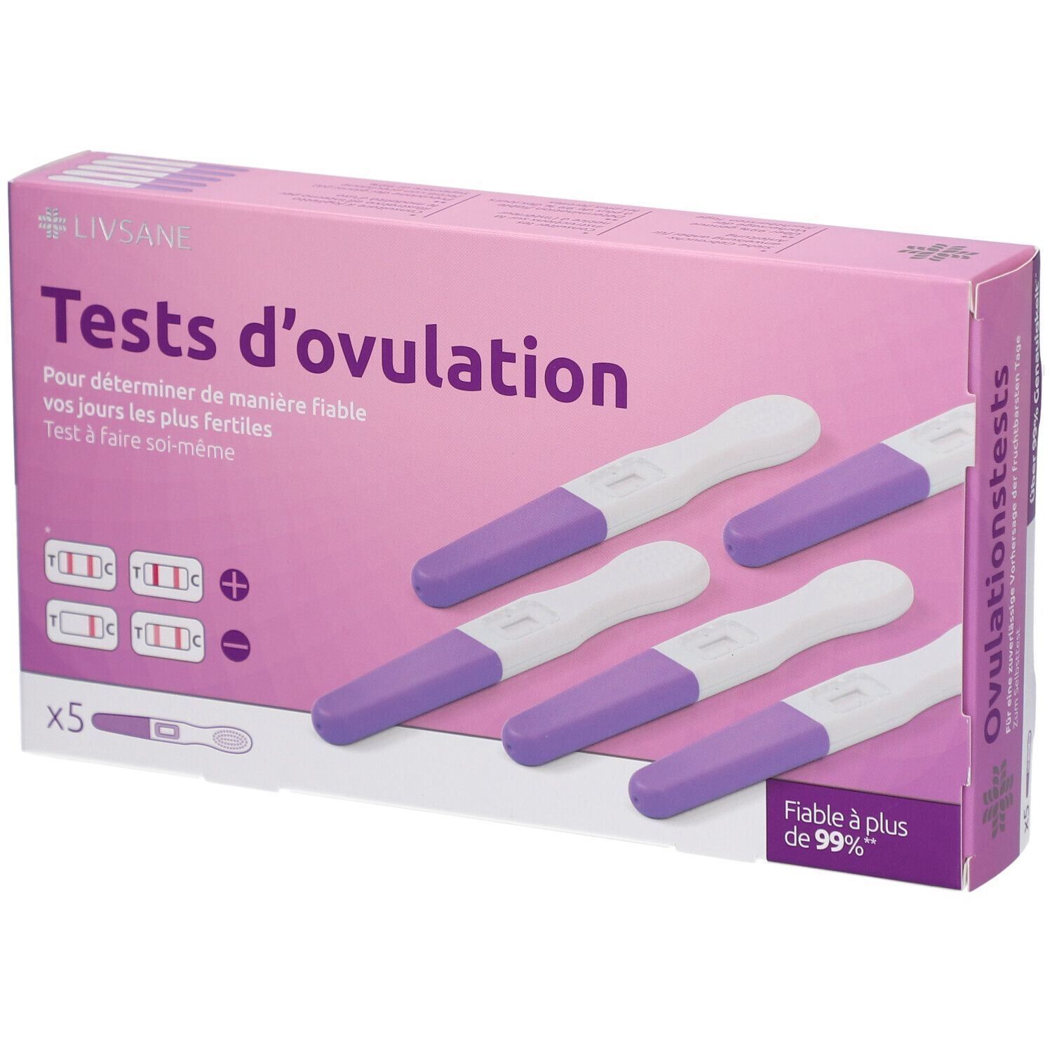 LIVSANE® Ovulationstest zur Bestimmung fruchtbarer Tage