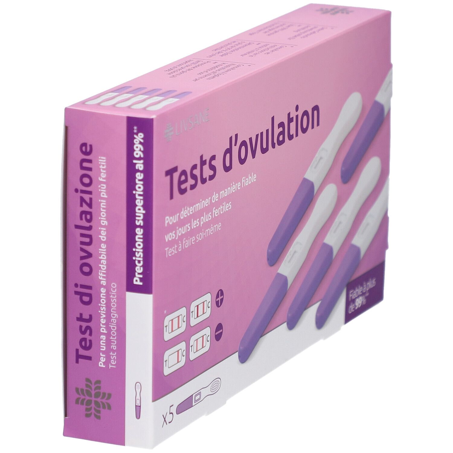 LIVSANE® Ovulationstest zur Bestimmung fruchtbarer Tage