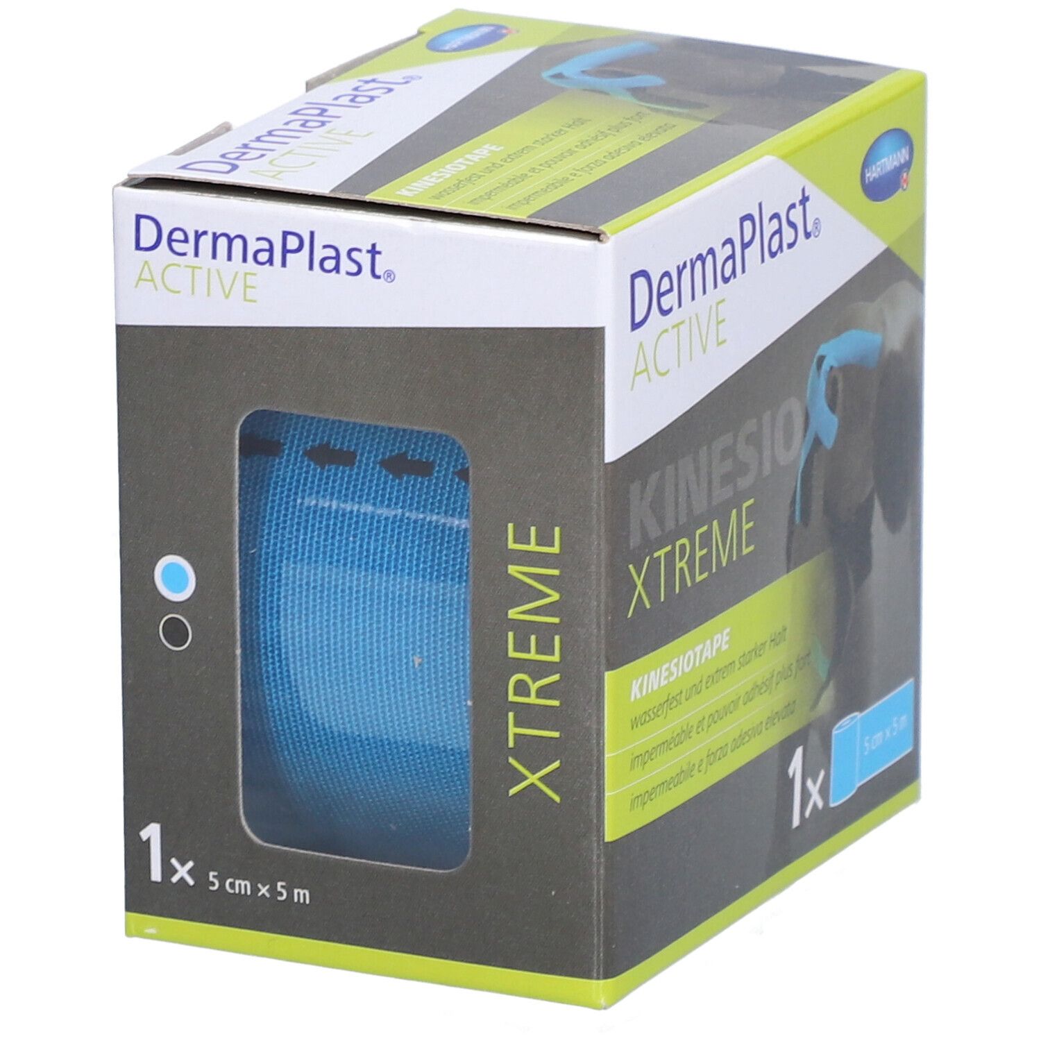 HARTMANN Dermaplast® Aktiv-Kinesiotape Xtreme 5cm x 5m bleu