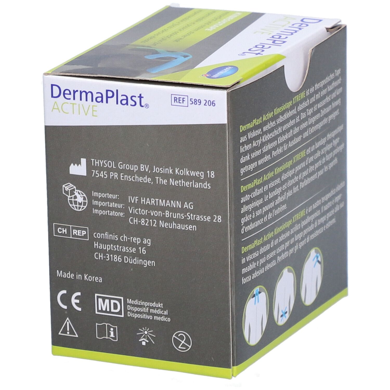 HARTMANN Dermaplast® Aktiv-Kinesiotape Xtreme 5cm x 5m bleu