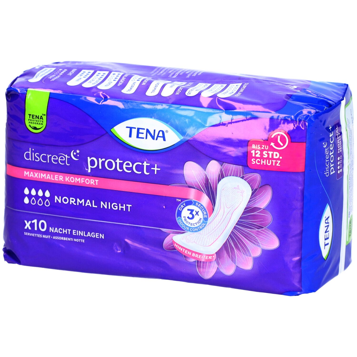 TENA Discreet Protect+ Normal Night - Binden bei Blasenschwäche