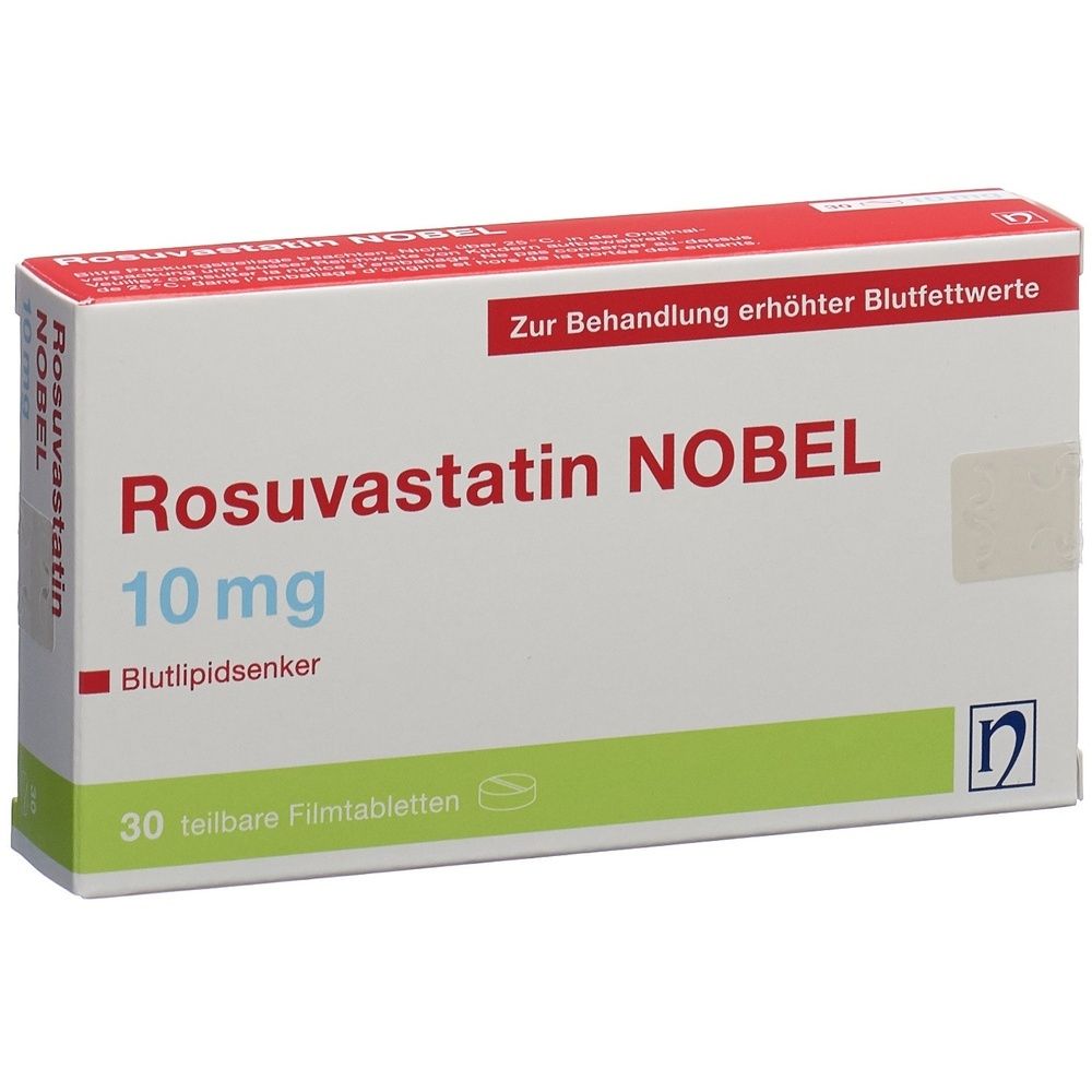 ROSUVASTATIN NOBEL Filmtabl 10 mg SDO