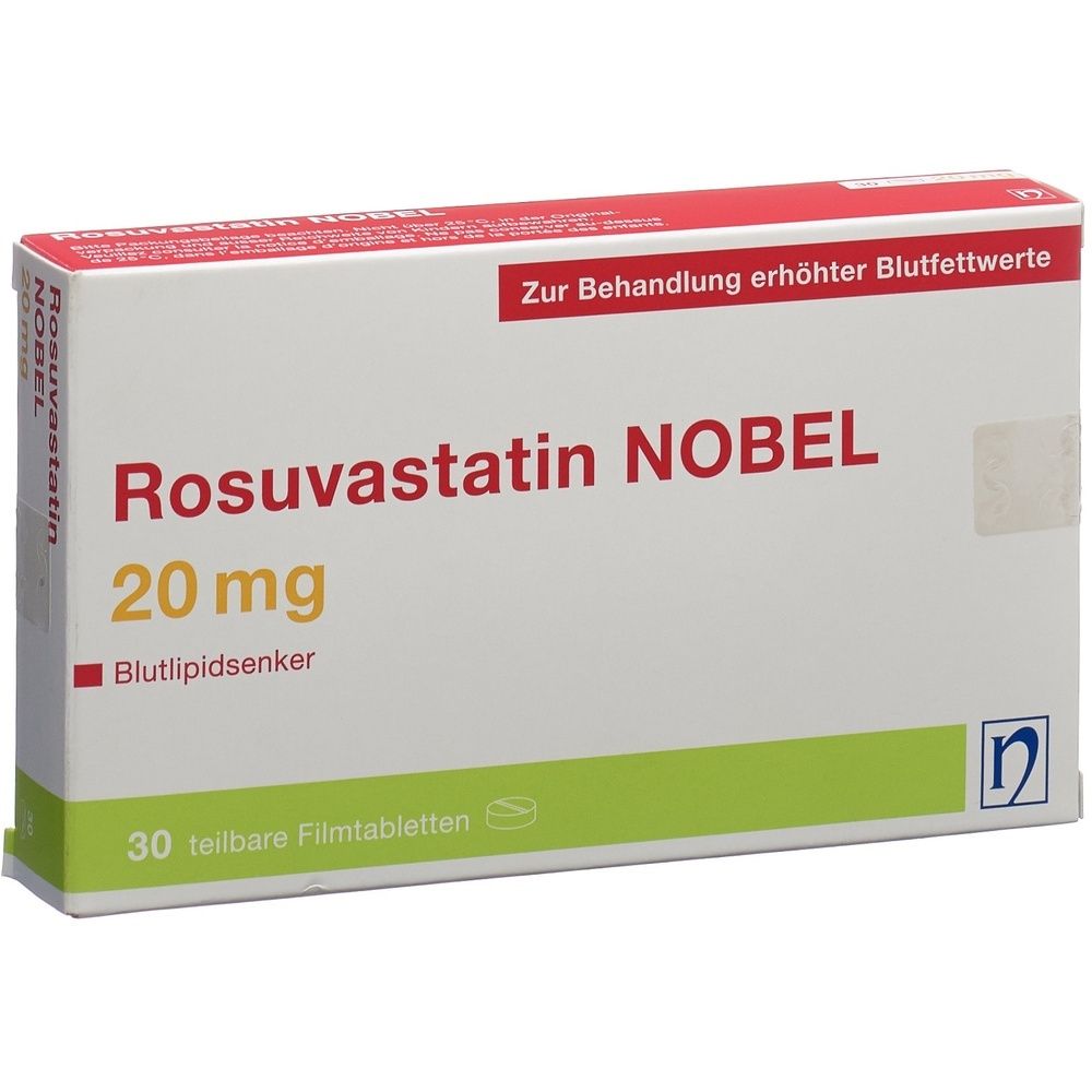 ROSUVASTATIN NOBEL Filmtabl 20 mg SDO