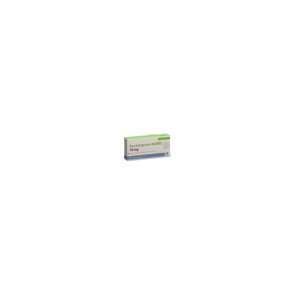 ESCITALOPRAM NOBEL Filmtabl 10 mg 14 Stk