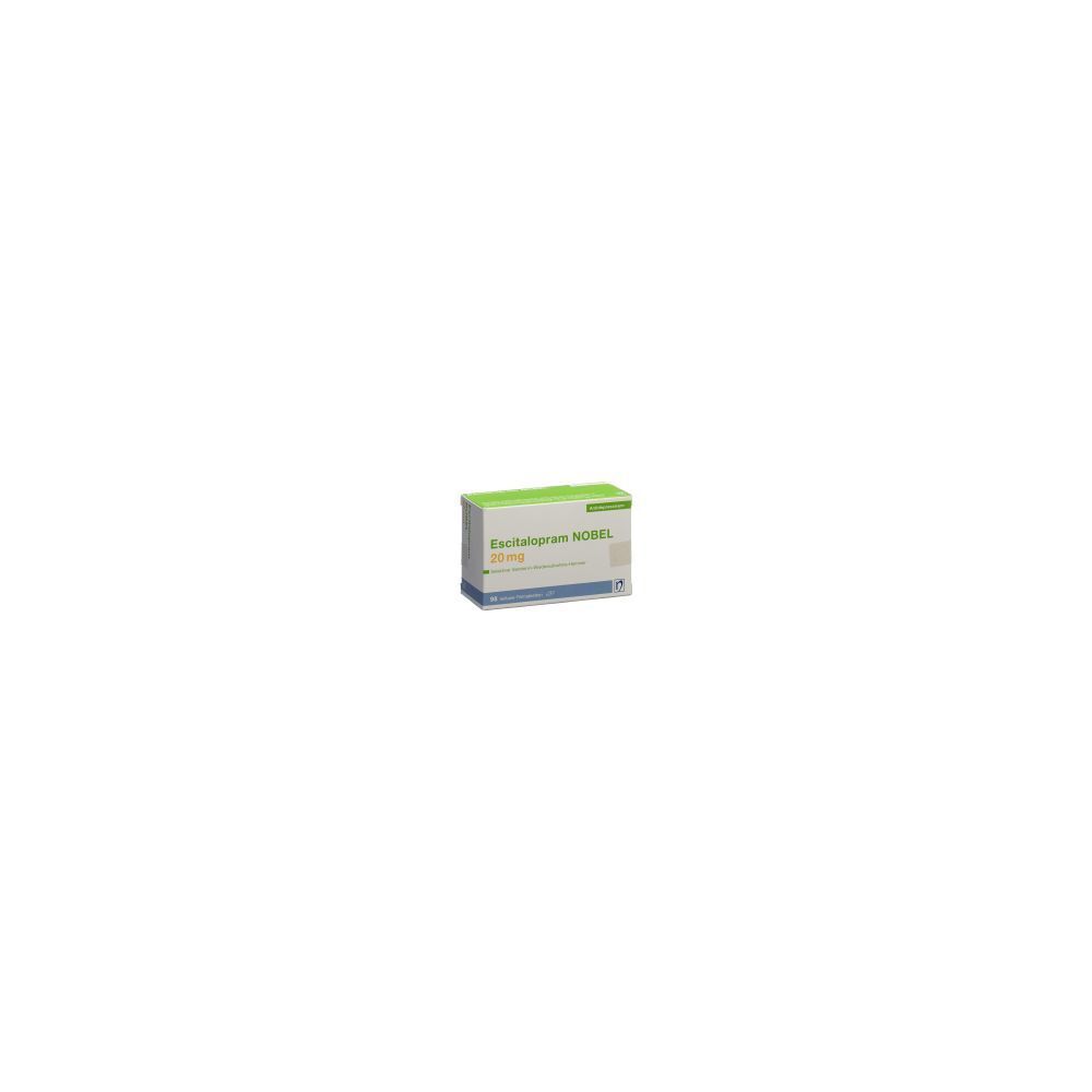 ESCITALOPRAM NOBEL Filmtabl 20 mg 98 Stk