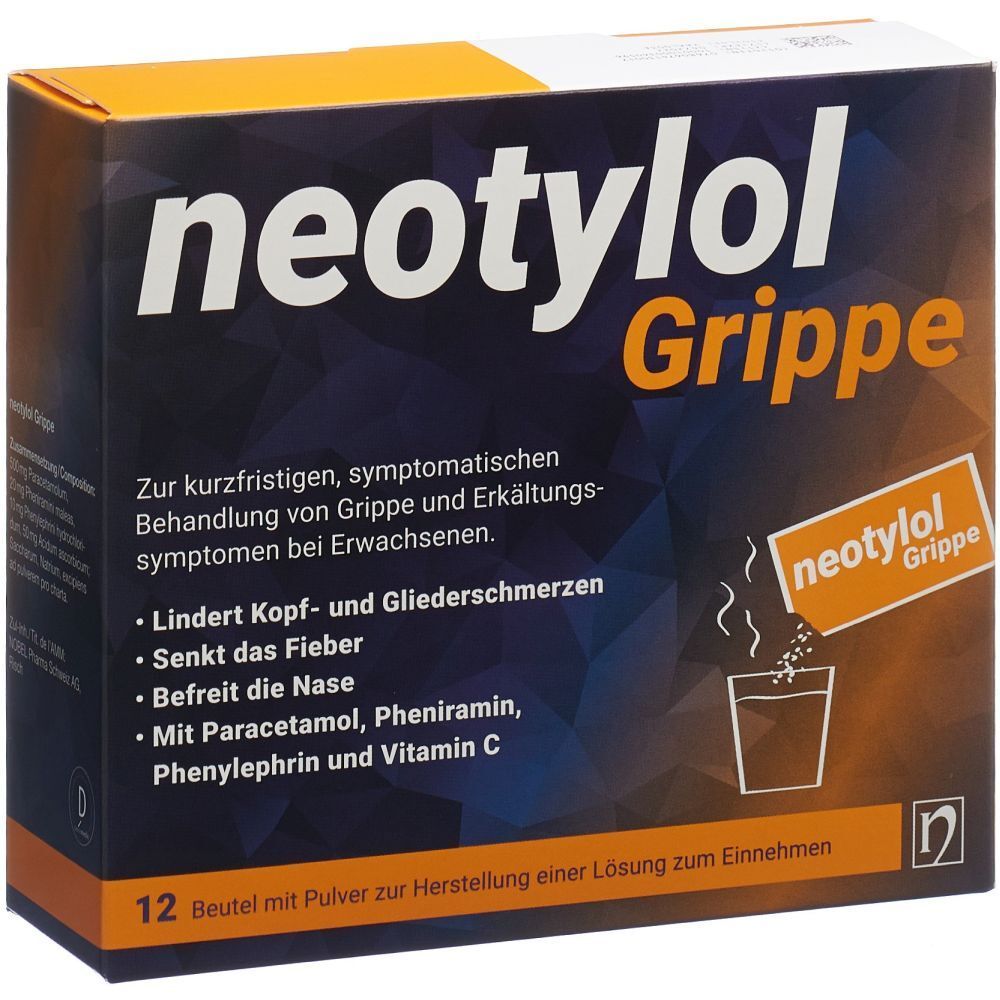 NEOTYLOL Grippe Plv Btl 12 Stk