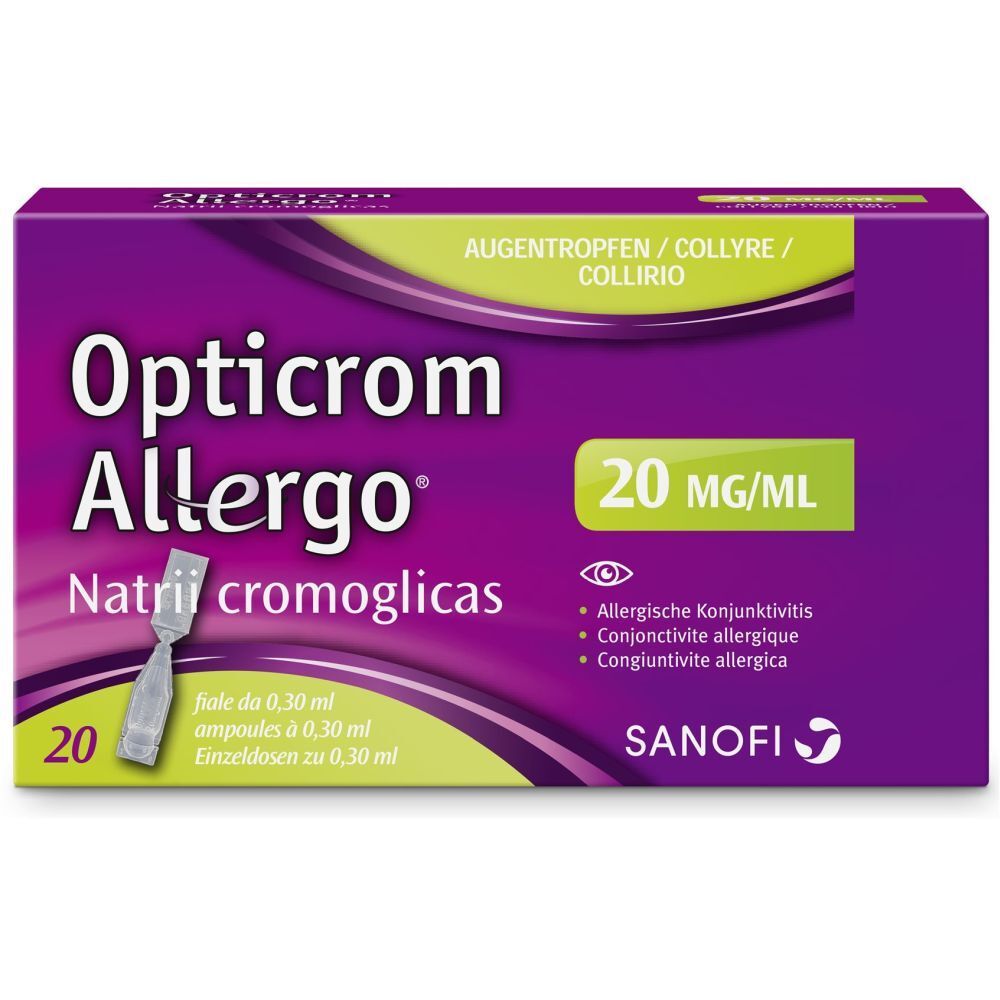 OPTICROM ALLERGO Gtt Opht 20 Monodos 0.3 ml