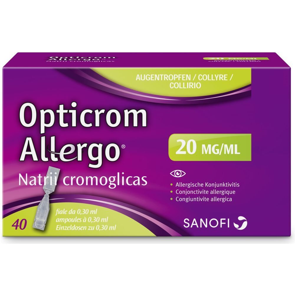 OPTICROM ALLERGO Gtt Opht 40 Monodos 0.3 ml