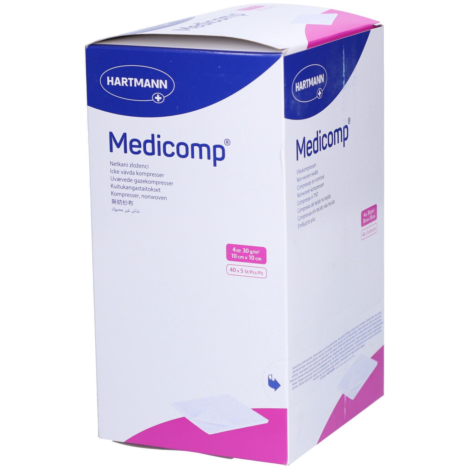 HARTMANN Medicomp® Compresses en nontissé stériles 4 plis S30  10 cm x 10 cm