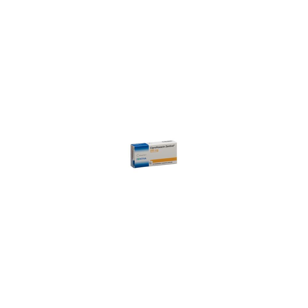 CIPROFLOXACIN Zentiva Filmtabl 250 mg 20 Stk