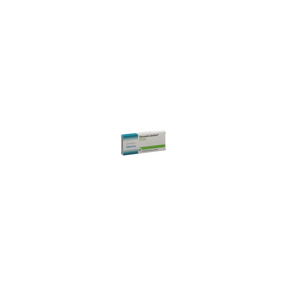 PAROXETIN Zentiva Filmtabl 20 mg 14 Stk