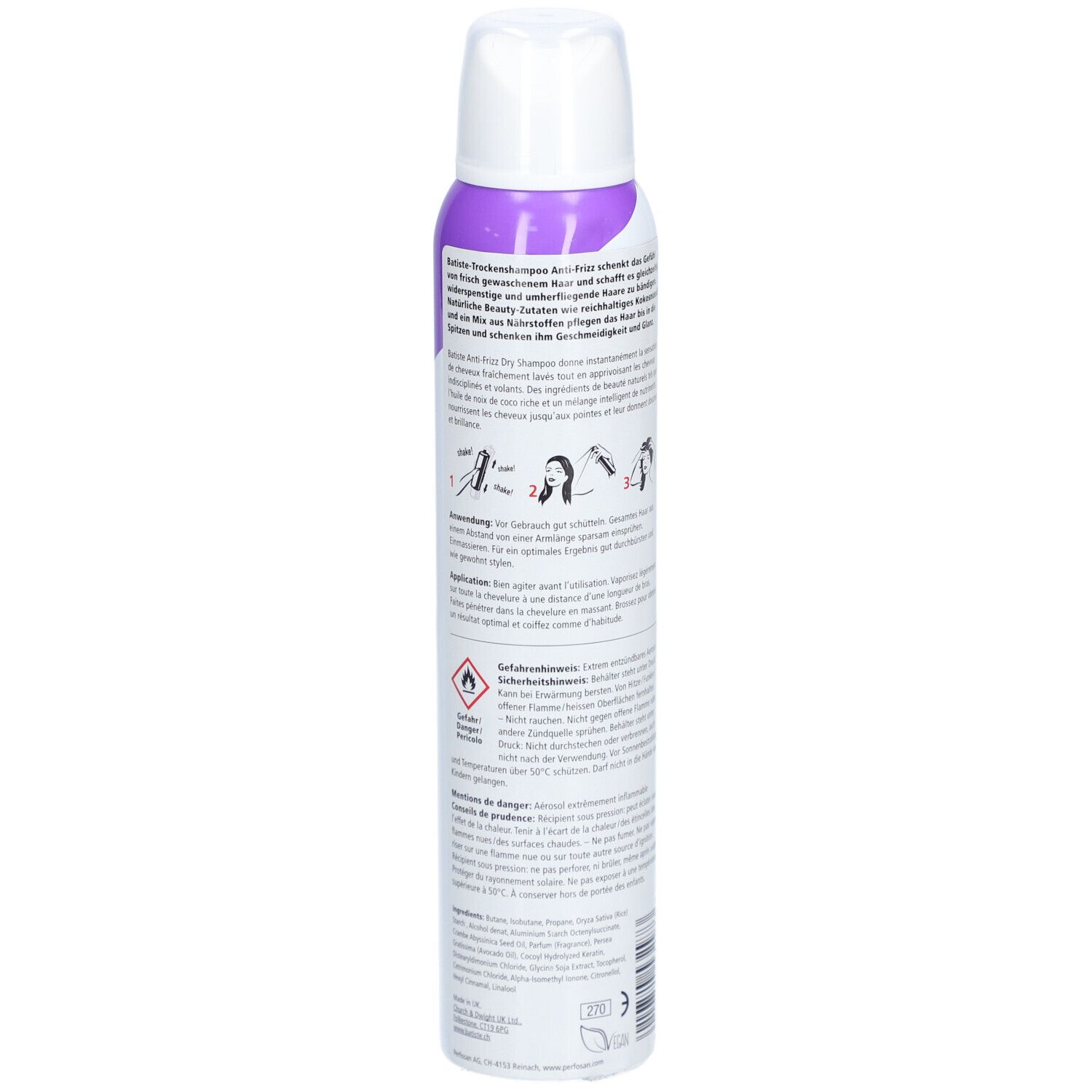 BATISTE Shampooing Sec De Frizz