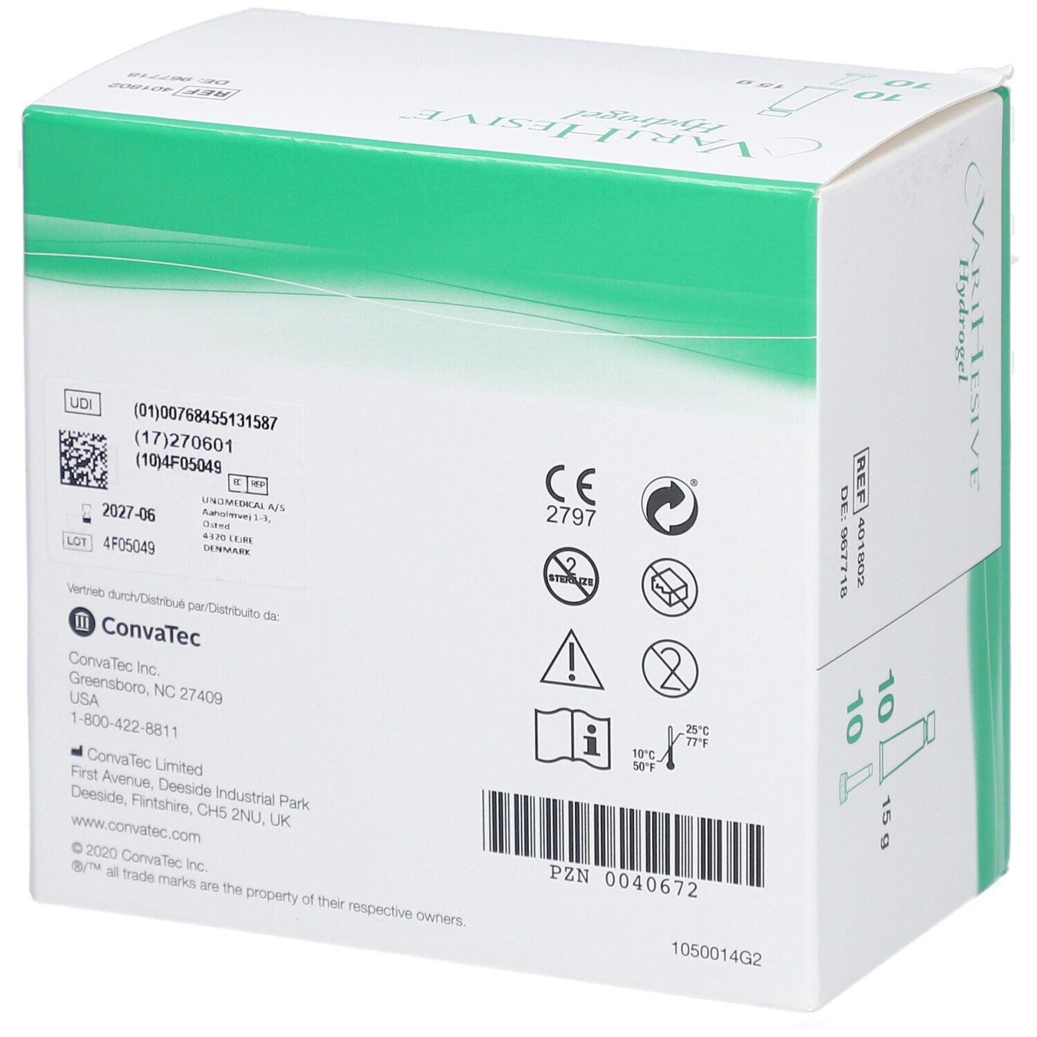 Varihesive™ Hydrogel avec embout applicateur stérile