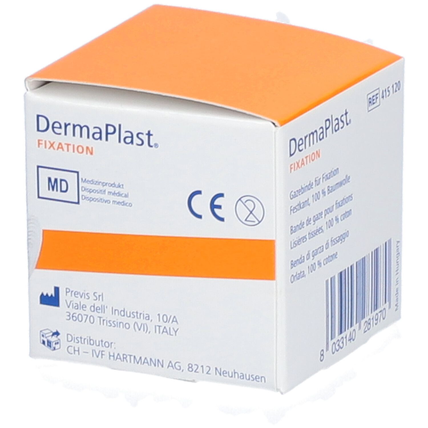 HARTMANN Dermaplast® Mullband 4 cm x 10 m