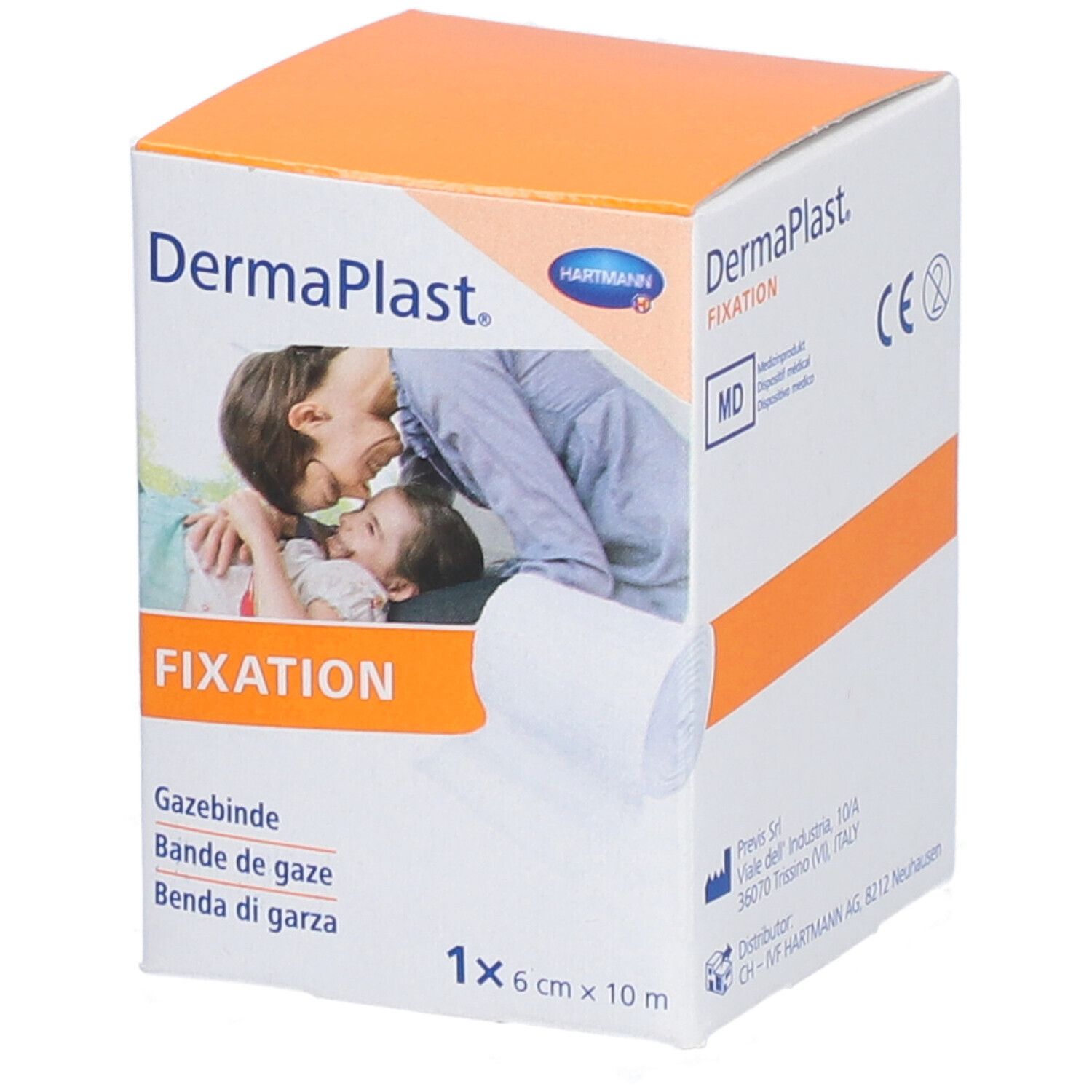 HARTMANN Dermaplast® Bande de gaze 6 cm x 10 m