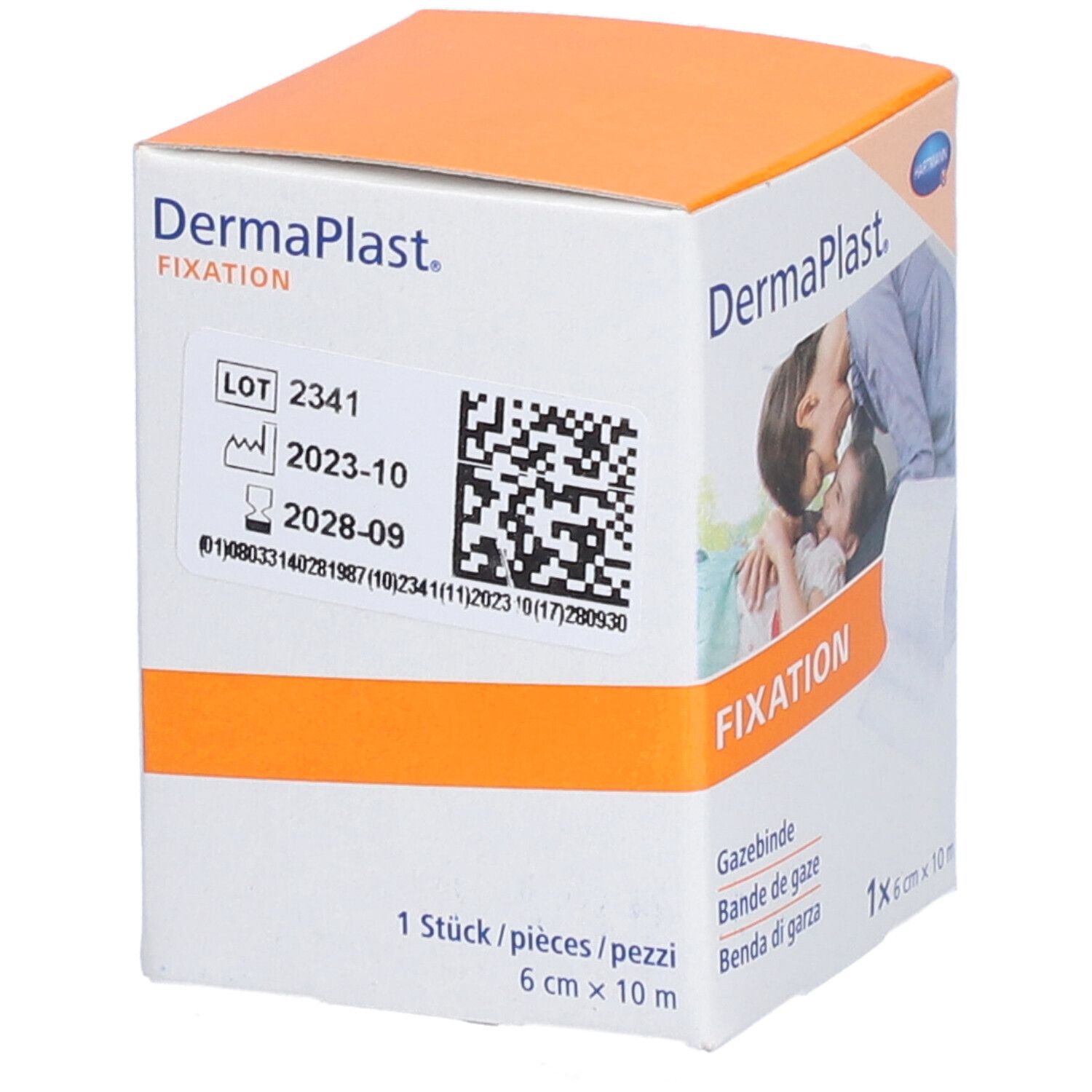 HARTMANN Dermaplast® Bande de gaze 6 cm x 10 m