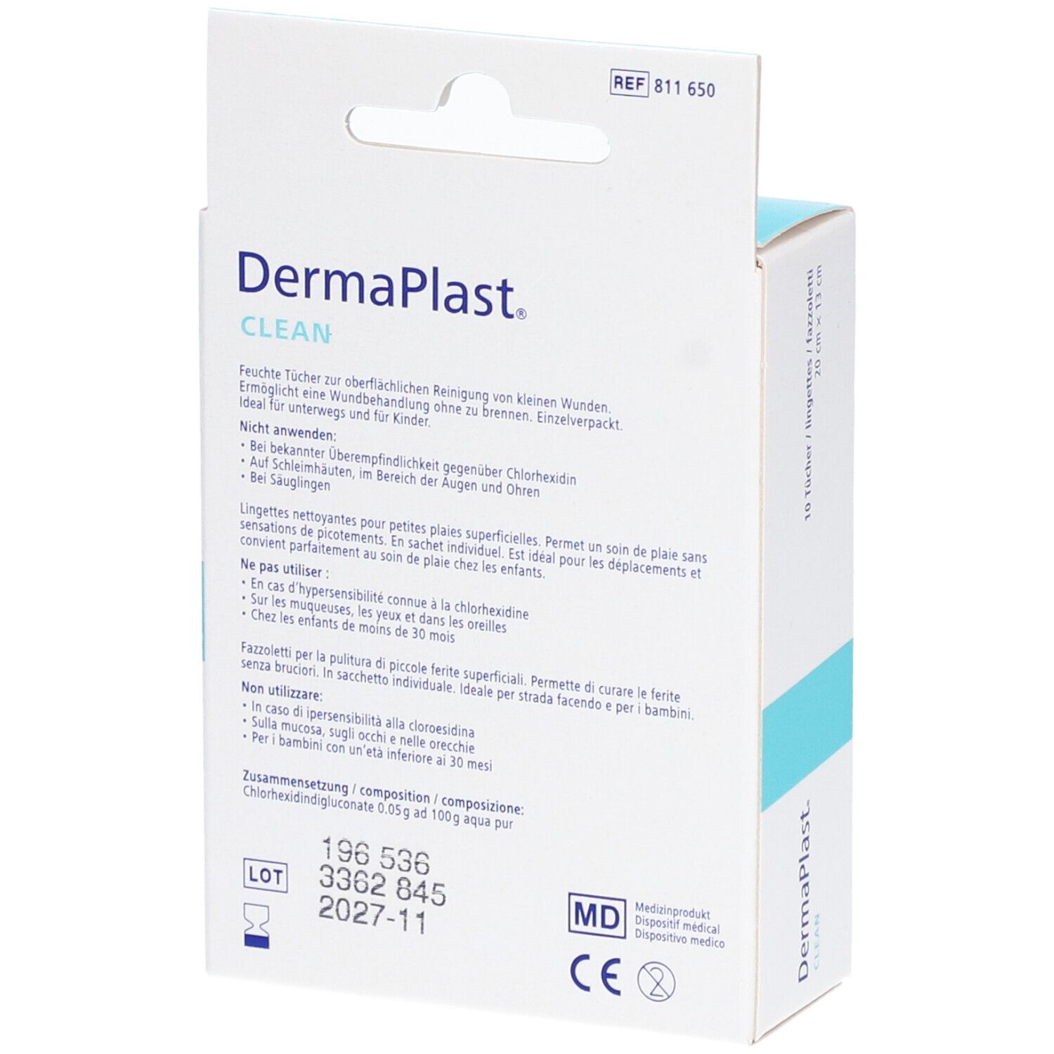 DermaPlast Clean Wundreinigungstücher