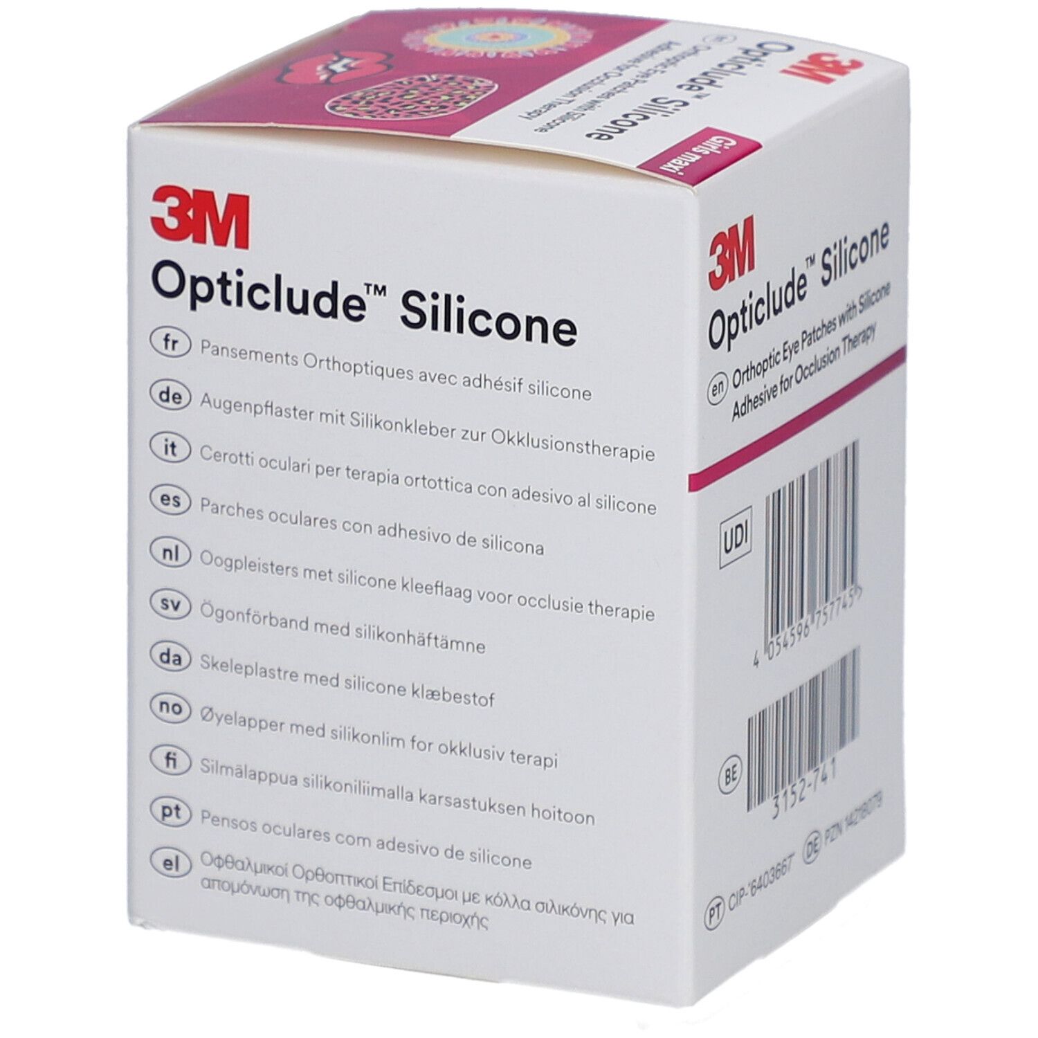 3M Opticlude Silikon-Augenpflaster 5.7 x 8 cm - Girls Maxi