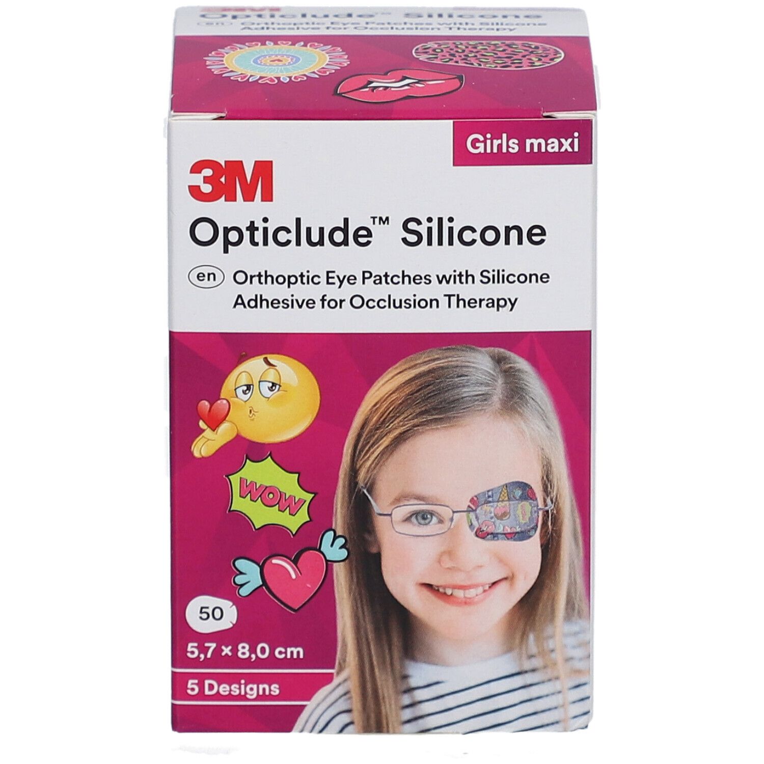 3M Opticlude Silikon-Augenpflaster 5.7 x 8 cm - Girls Maxi