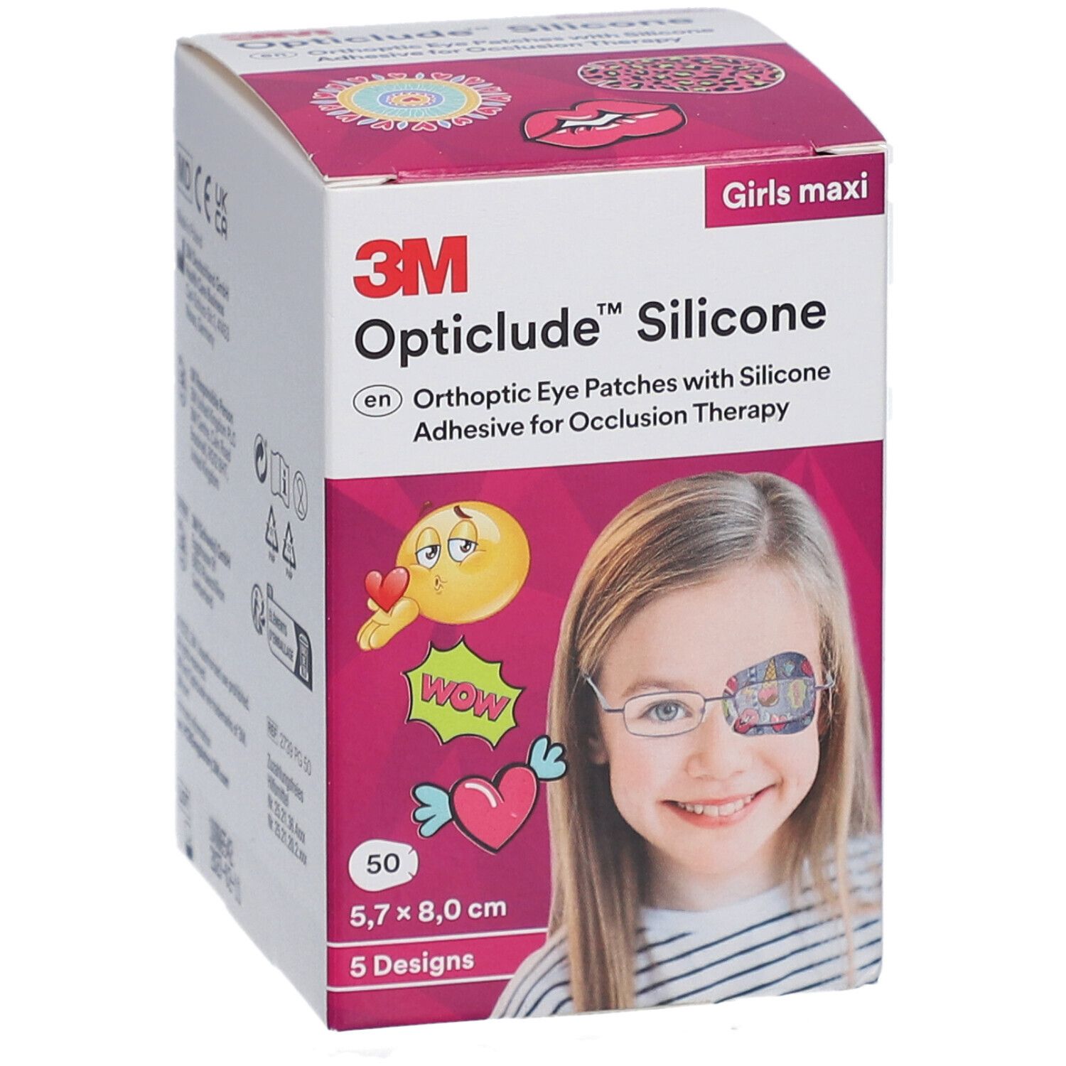 3M Opticlude Silikon-Augenpflaster 5.7 x 8 cm - Girls Maxi
