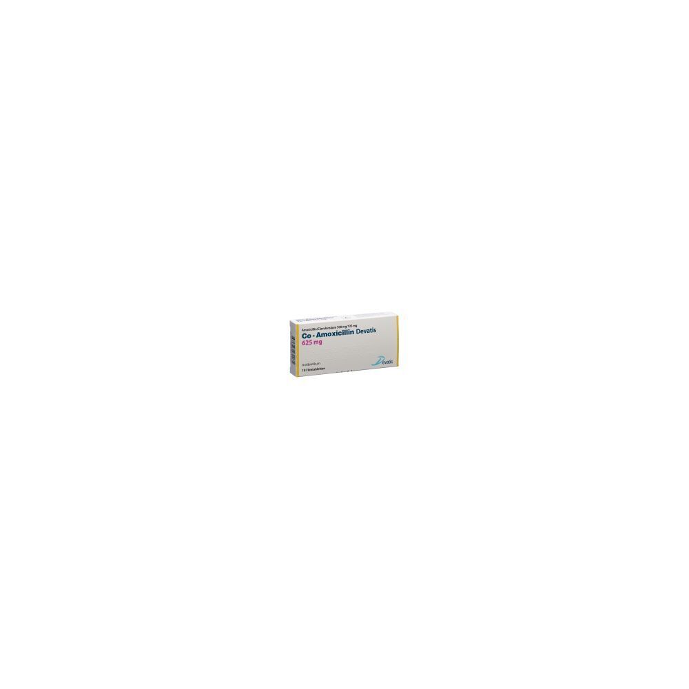 CO-AMOXICILLIN Devatis Filmtabl 625 mg 10 Stk