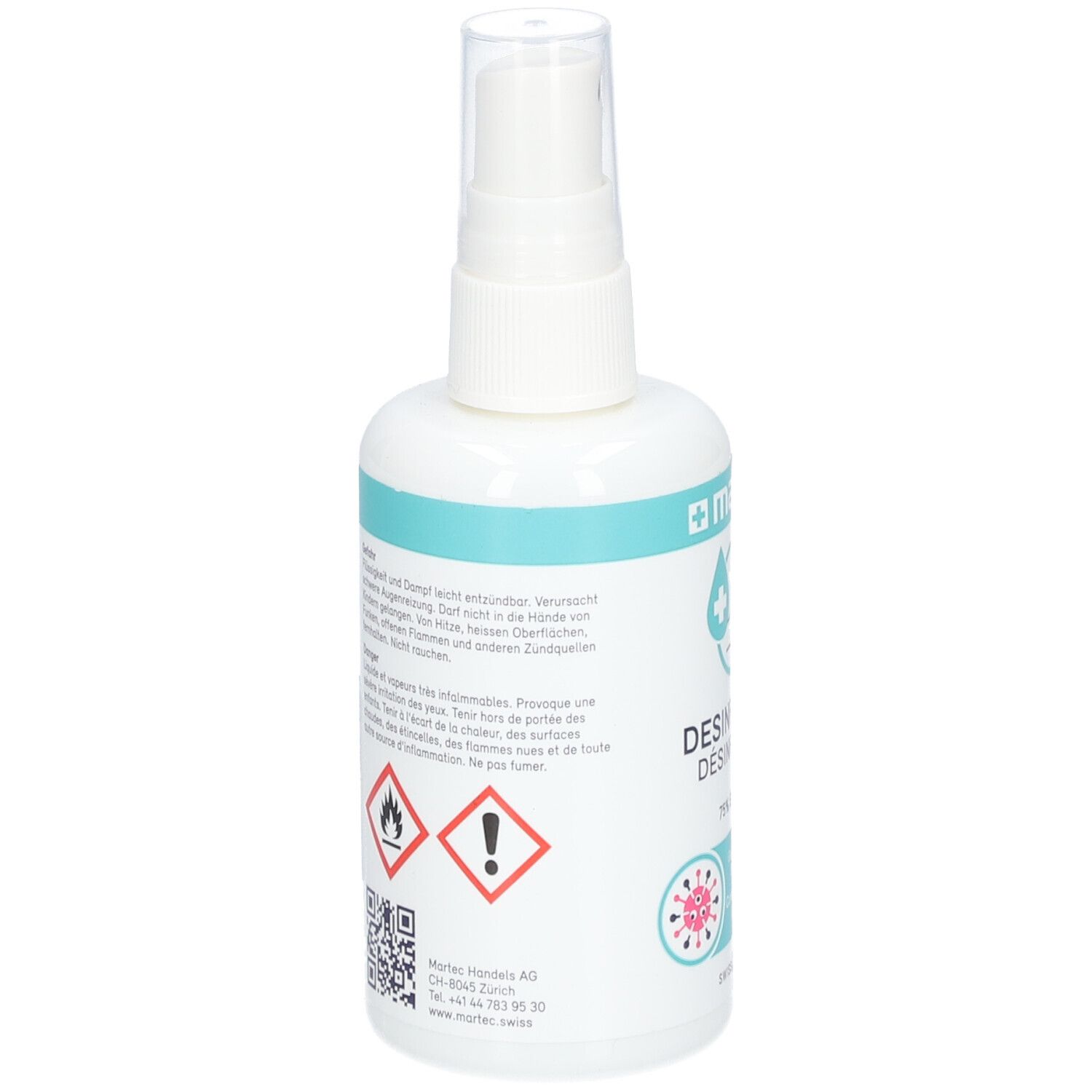 MARTEC Desinfektionsmittel-Spray 75% Ethanol