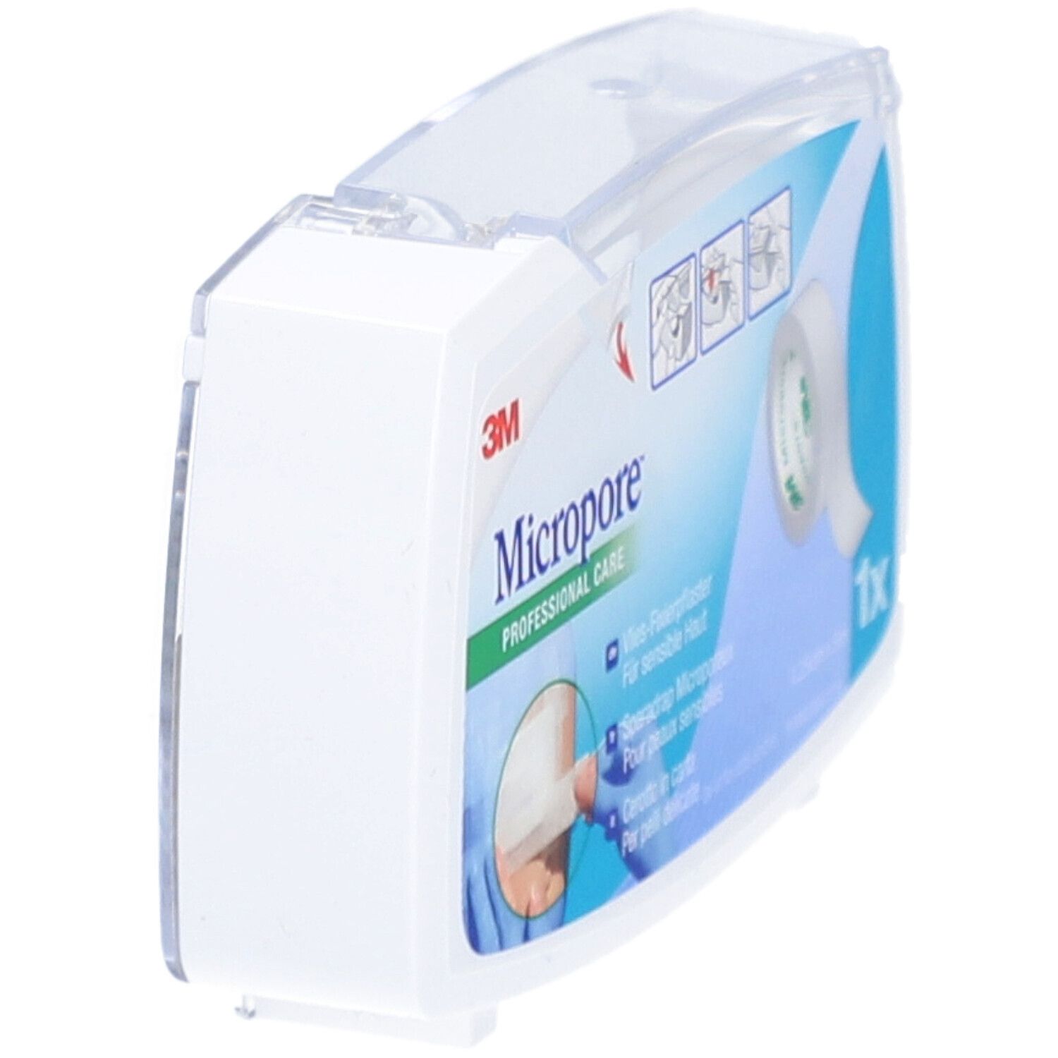 3M Micropore Sparadrap Microporeux 12,5 mm x 5 m - Blanc