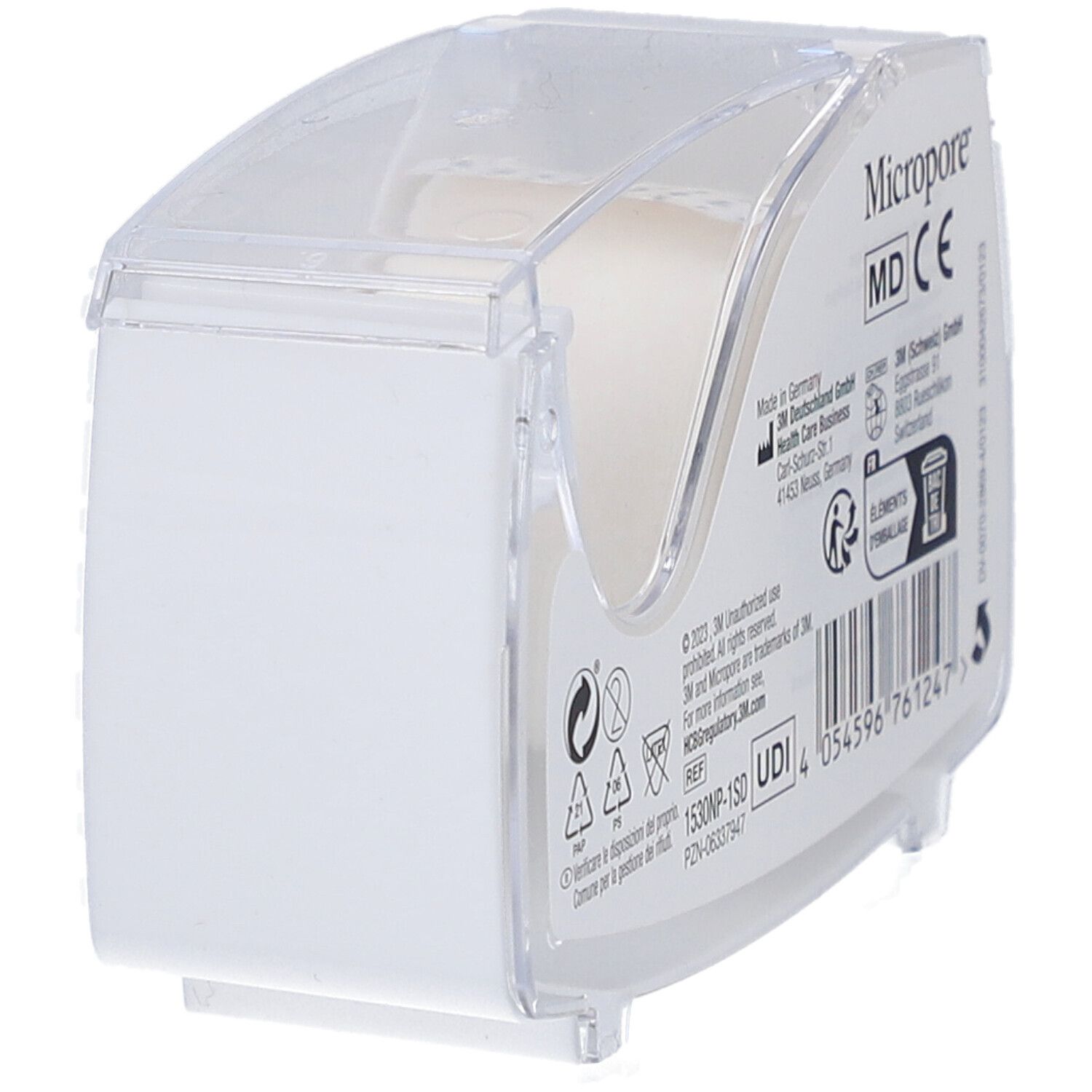 3M™ Micropore™ Pansement hypoallergénique en polaire 2,5 cm x 5 m