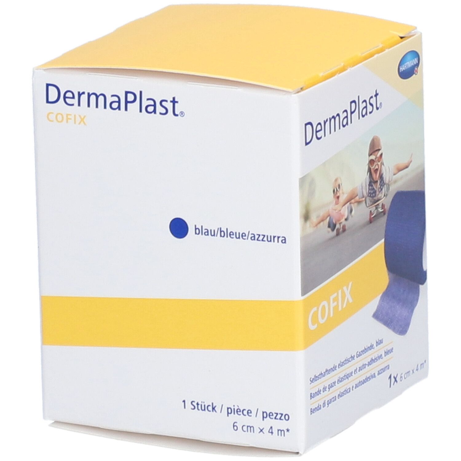 HARTMANN Dermaplast® CoFix 6 cm x 4 m blau