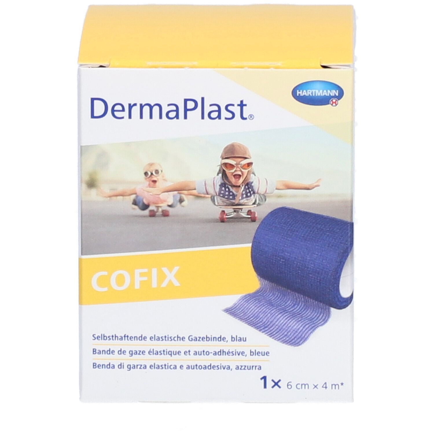 HARTMANN Dermaplast® CoFix 6 cm x 4 m blau