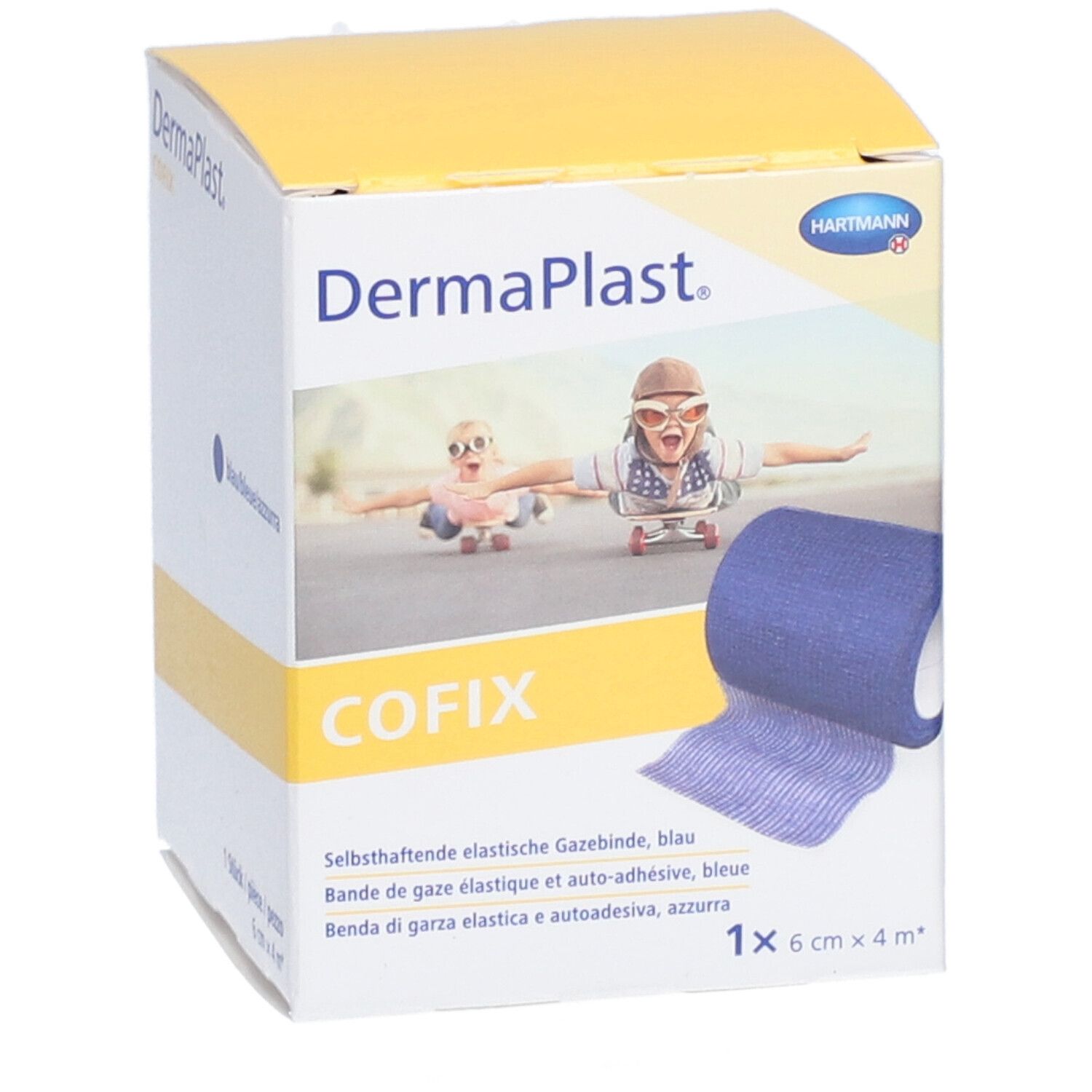 HARTMANN Dermaplast® CoFix 6 cm x 4 m blau