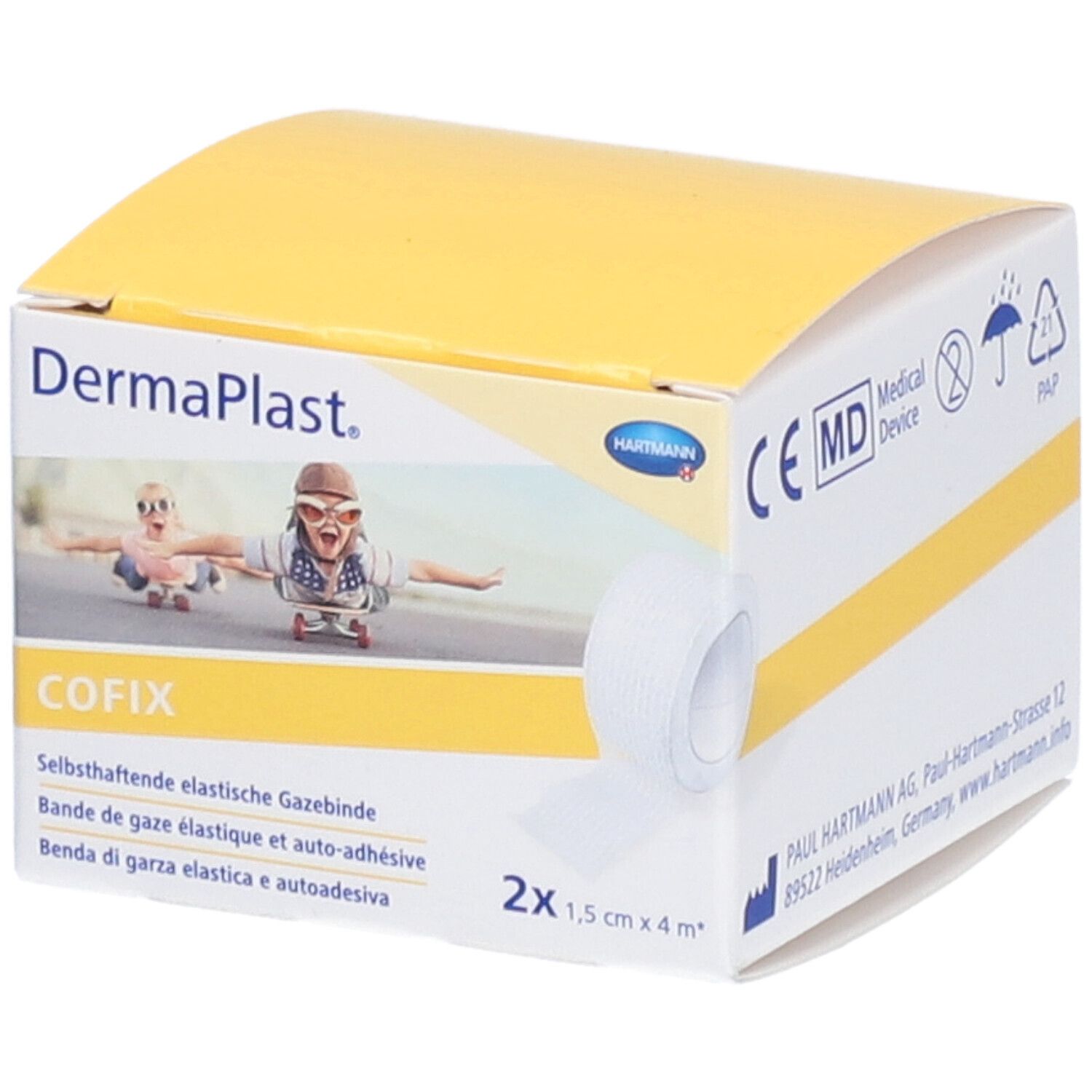HARTMANN Dermaplast® CoFix 1,5 cm x 4 m weiß