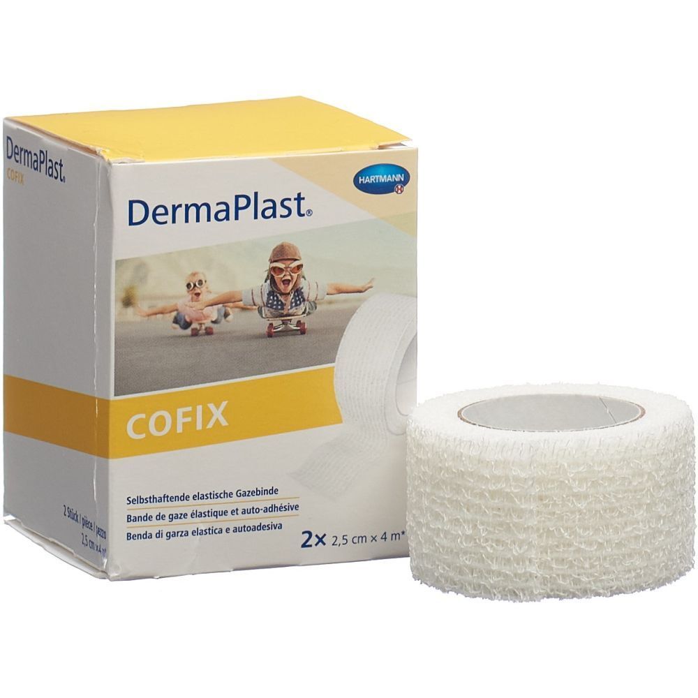 HARTMANN Dermaplast® CoFix 2,5 cm x 4 m blanc