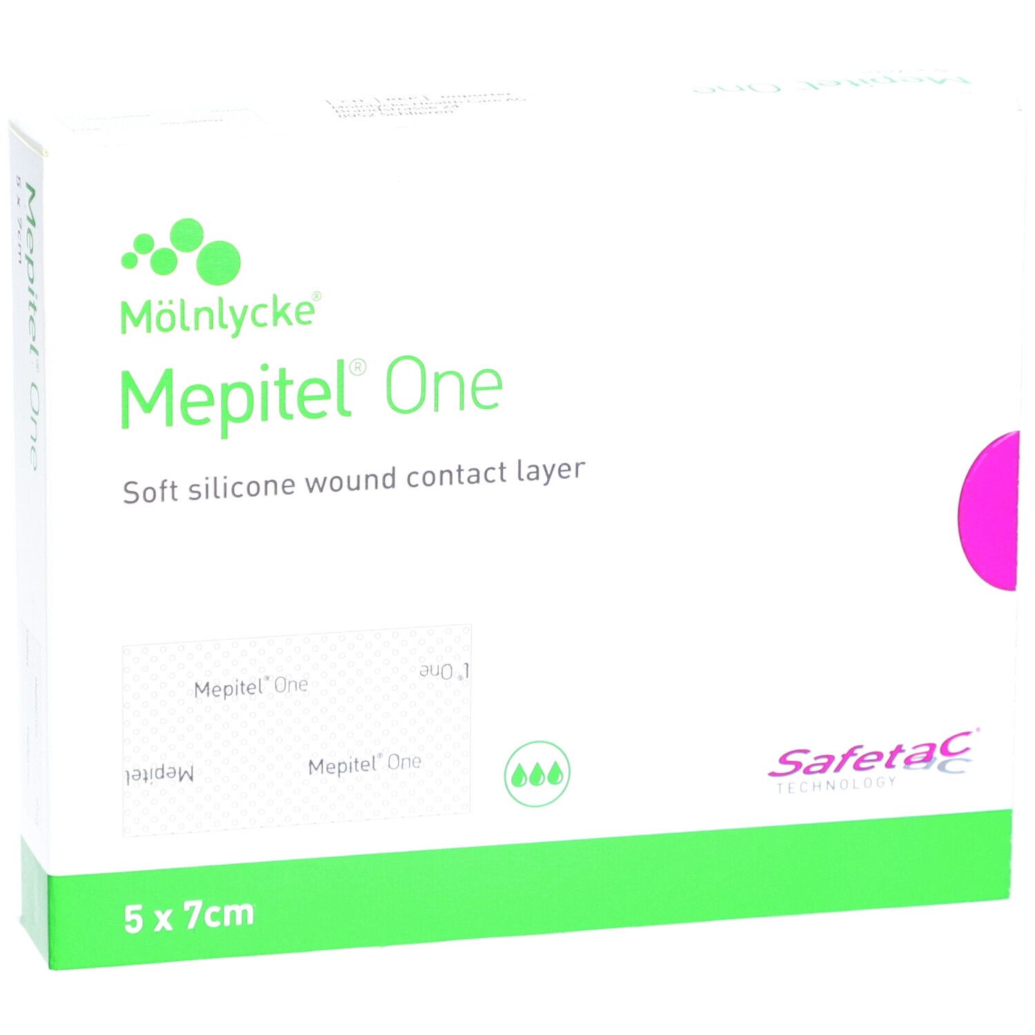 MÖLNLYCKE® Mepitel® One - Pansement Interface Siliconé 5 x 7 cm