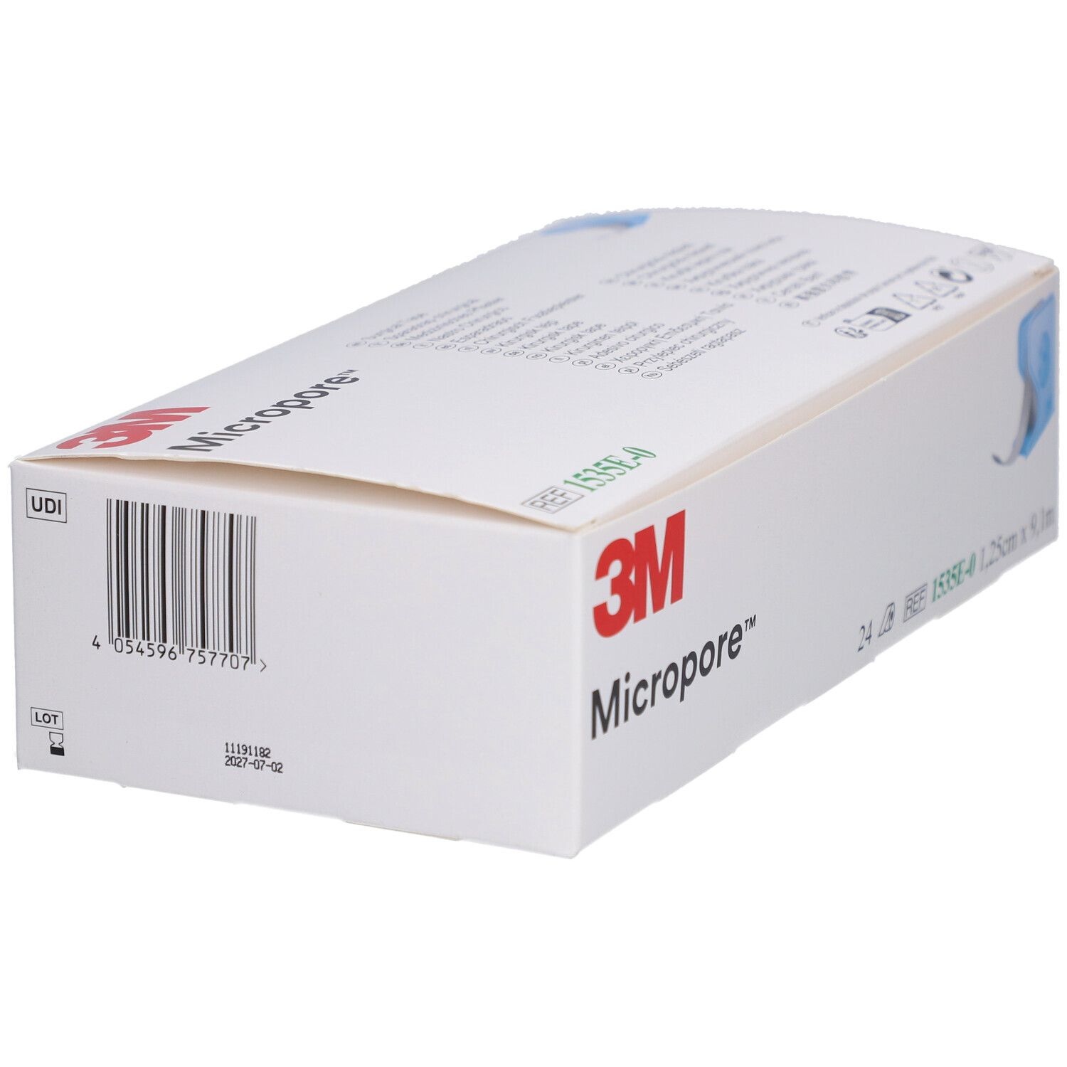 3M Micropore Heftpflaster Klebeband auf Rolle 12 mm x 9,14 m