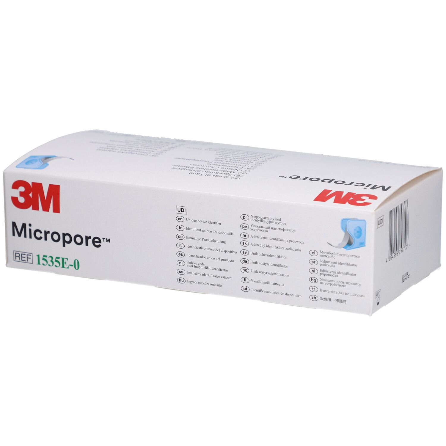3M Micropore Heftpflaster Klebeband auf Rolle 12 mm x 9,14 m
