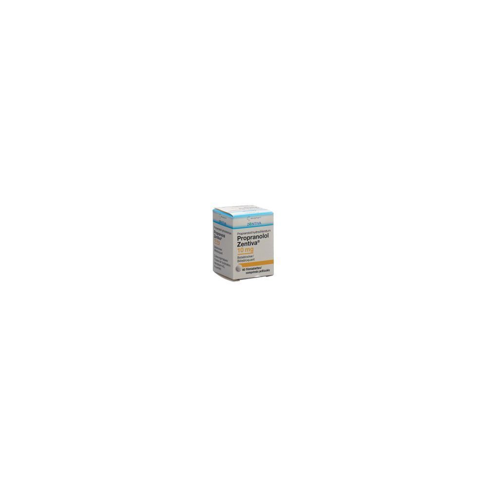 PROPRANOLOL Zentiva Filmtabl 10 mg Ds 60 Stk