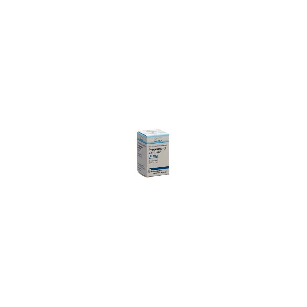 PROPRANOLOL Zentiva Filmtabl 80 mg Ds 60 Stk