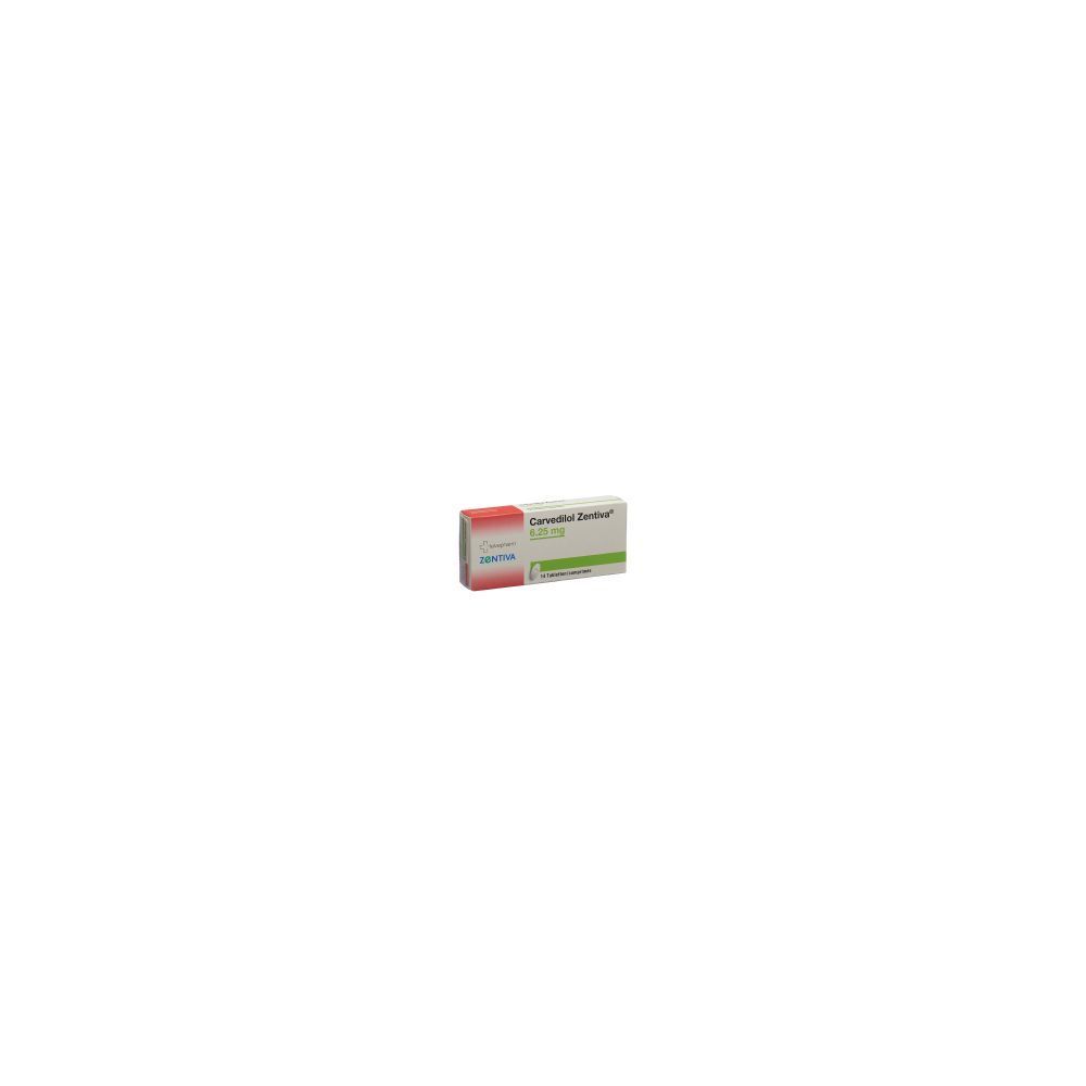 CARVEDILOL Zentiva Tabl 6.25 mg 14 Stk