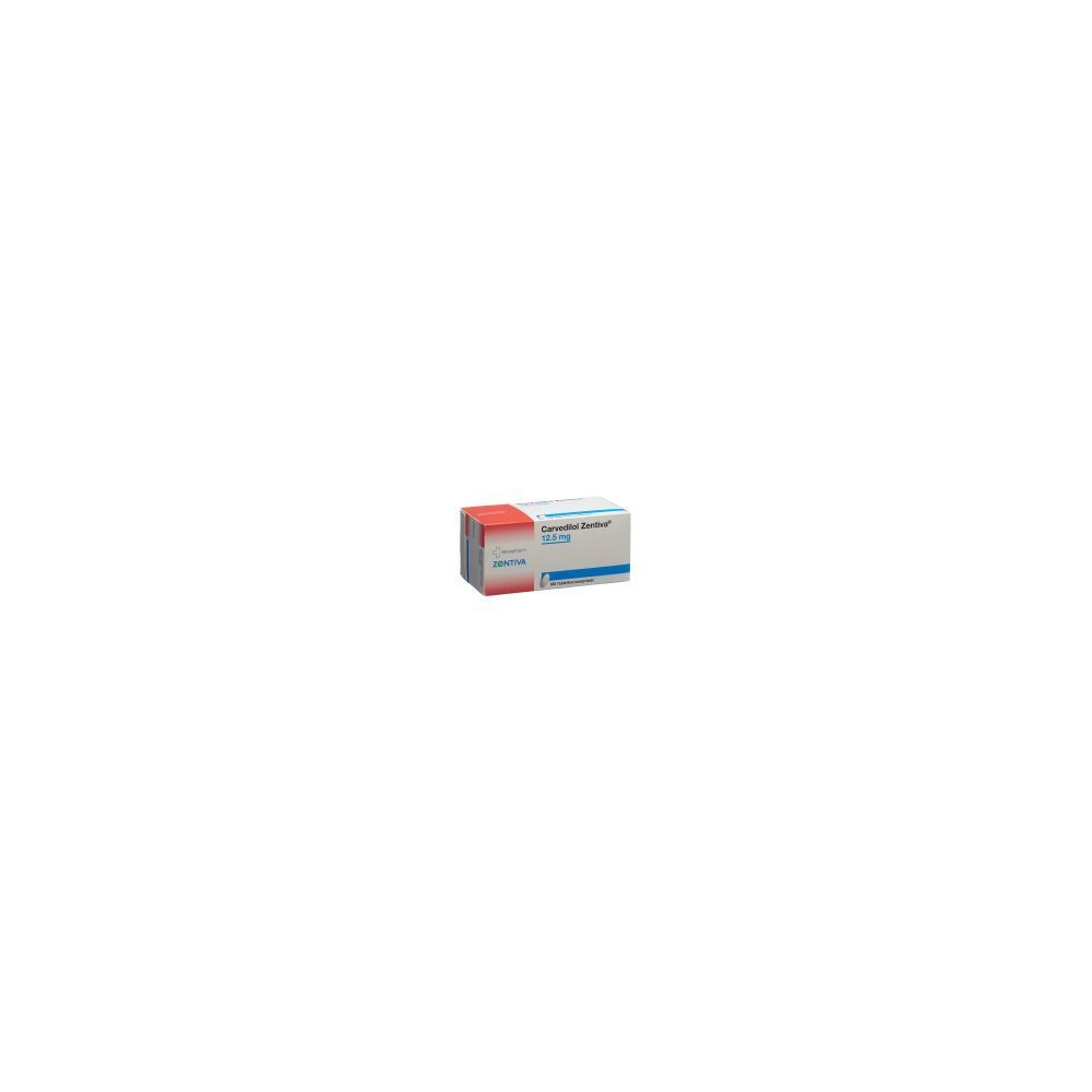CARVEDILOL Zentiva Tabl 12.5 mg 100 Stk