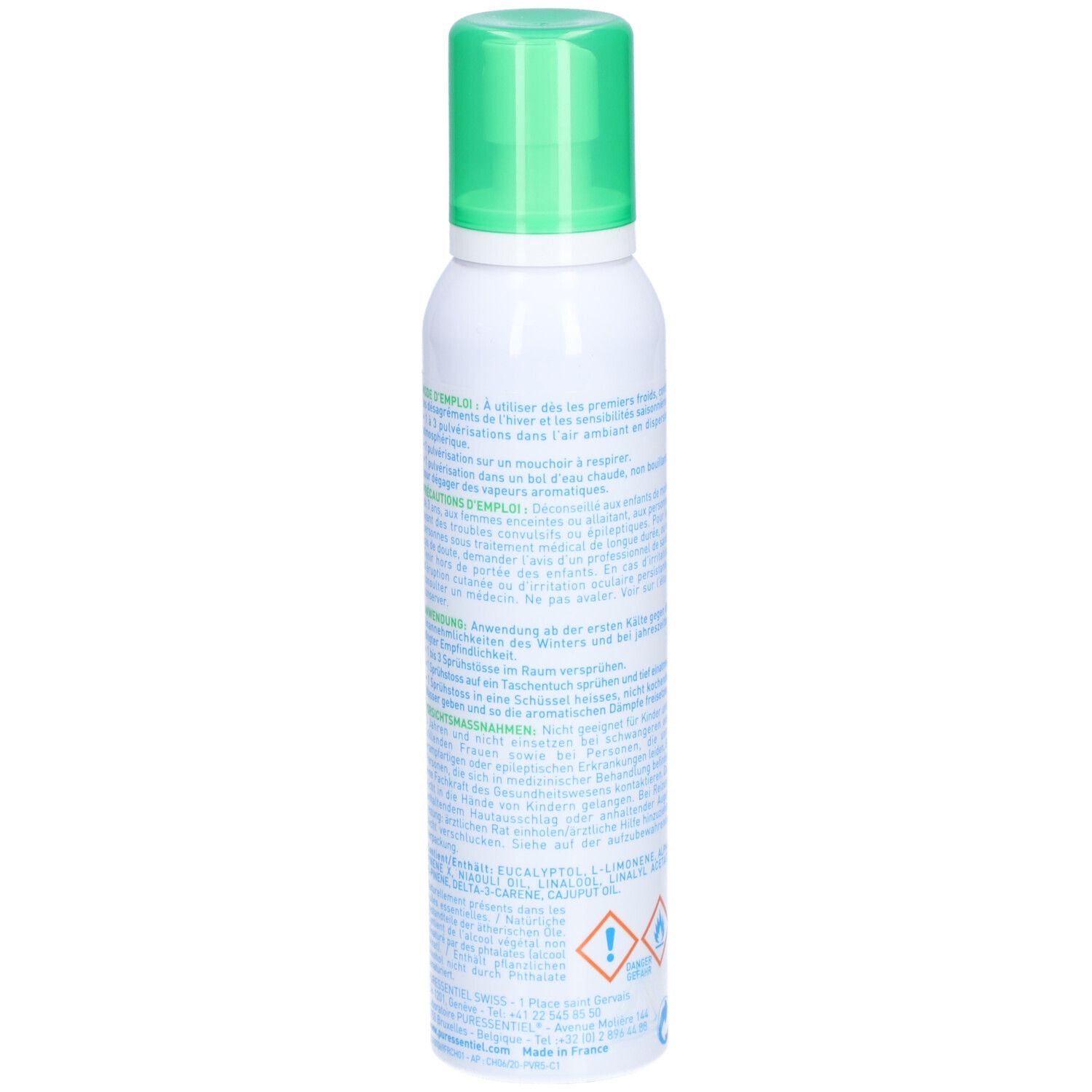 PURESSENTIEL RESPIRATOIRE Spray Aérien Resp'OK® - Format Familial - 200 ml