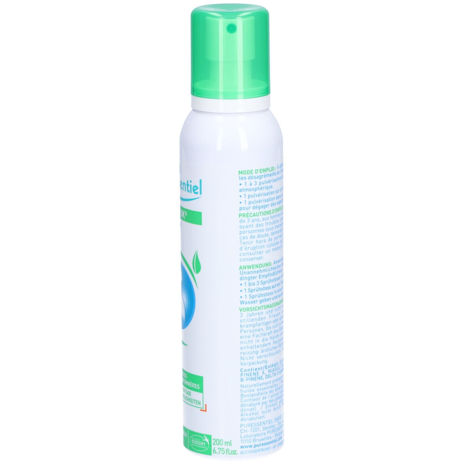 PURESSENTIEL RESPIRATOIRE Spray Aérien Resp'OK® - Format Familial - 200 ml