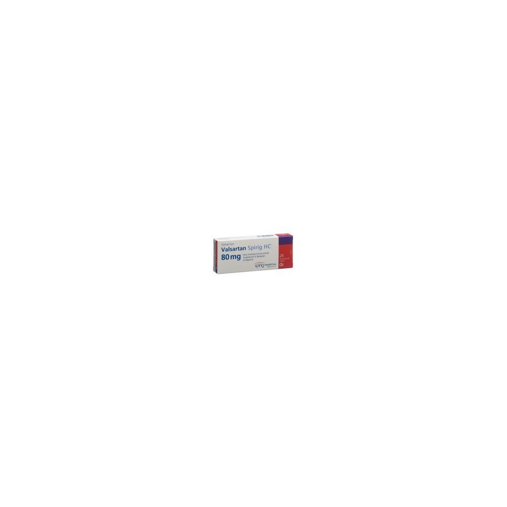 VALSARTAN Spirig HC Filmtabl 80 mg 28 Stk