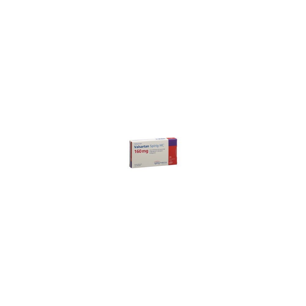 VALSARTAN Spirig HC Filmtabl 160 mg 28 Stk