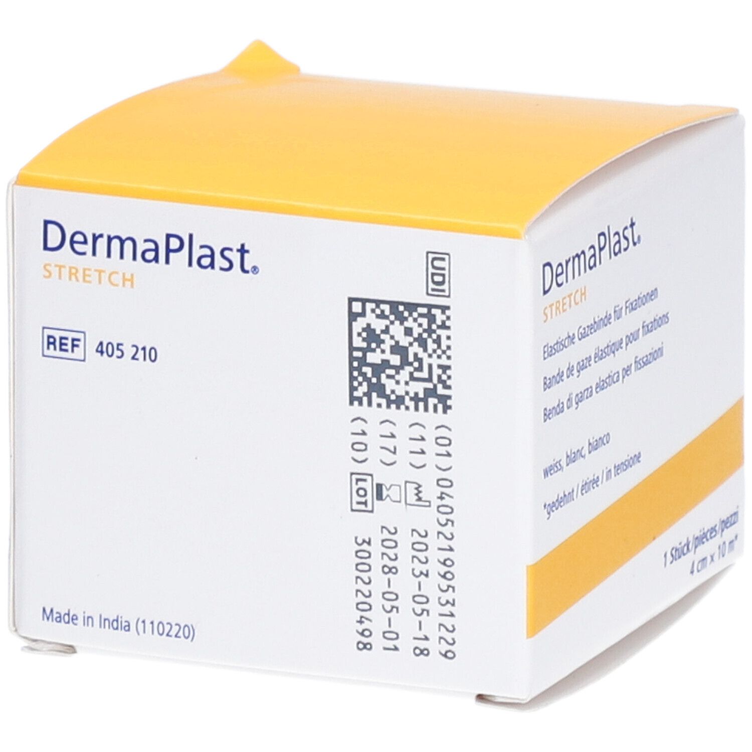 HARTMANN Dermaplast® Stretch Elastische Gazebinde 4 cm x 10 m