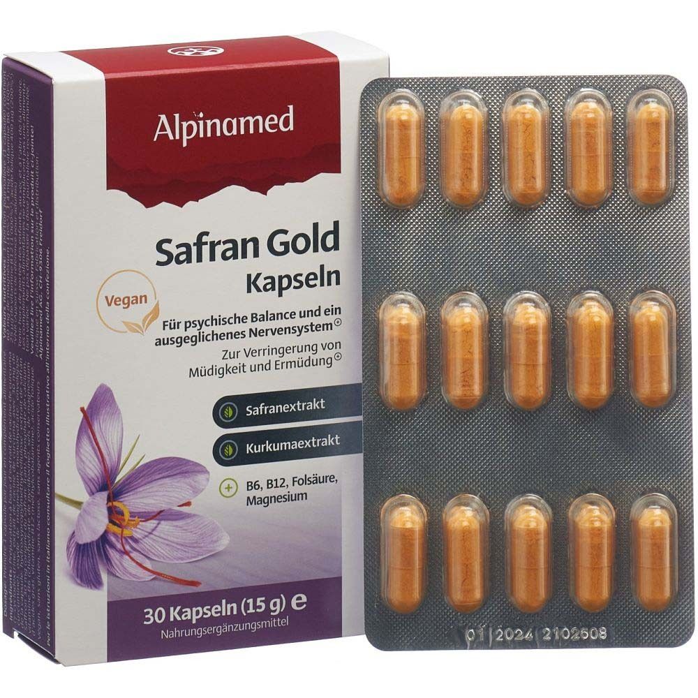 ALPINAMED Safran Gold Kapseln