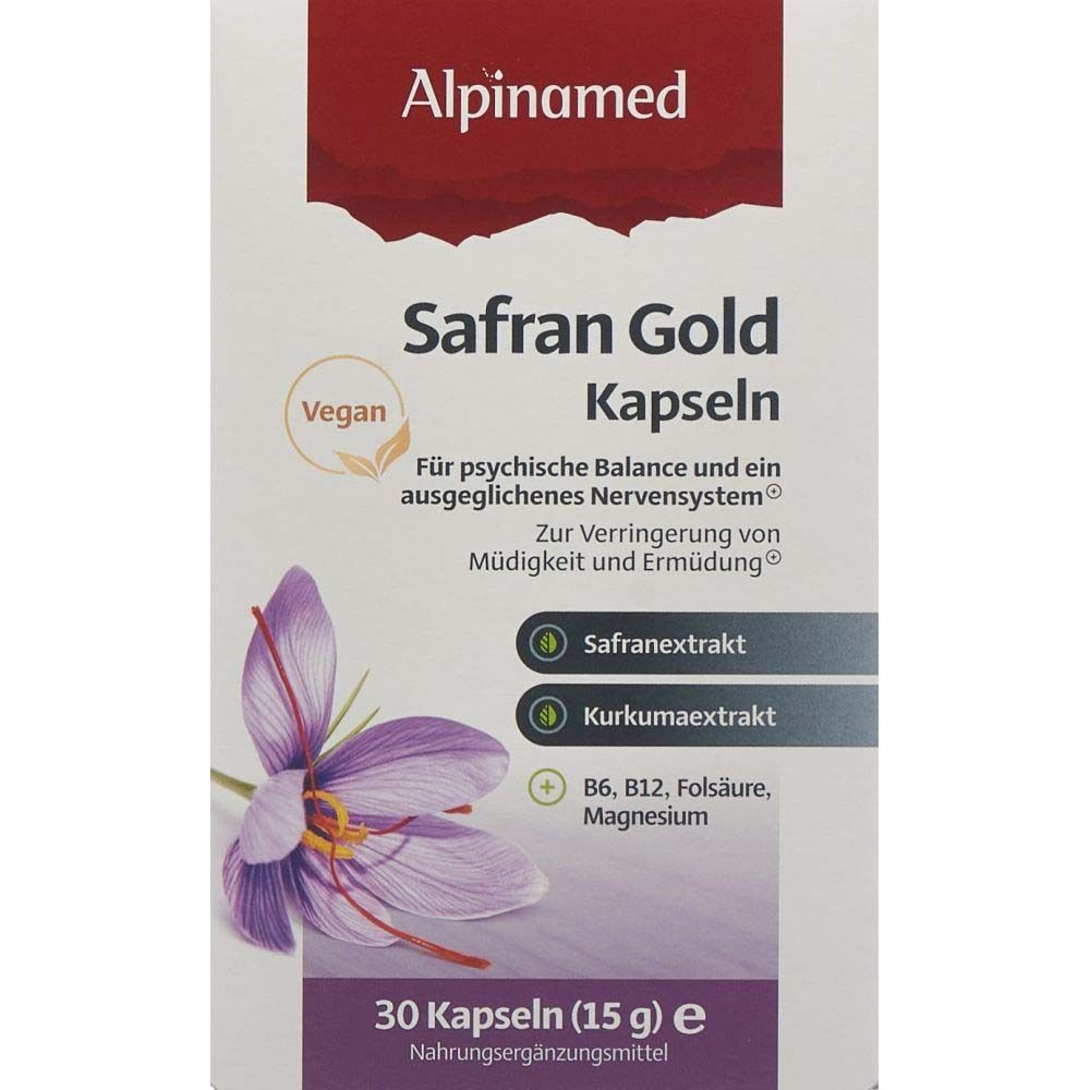 ALPINAMED Safran Gold Kapseln