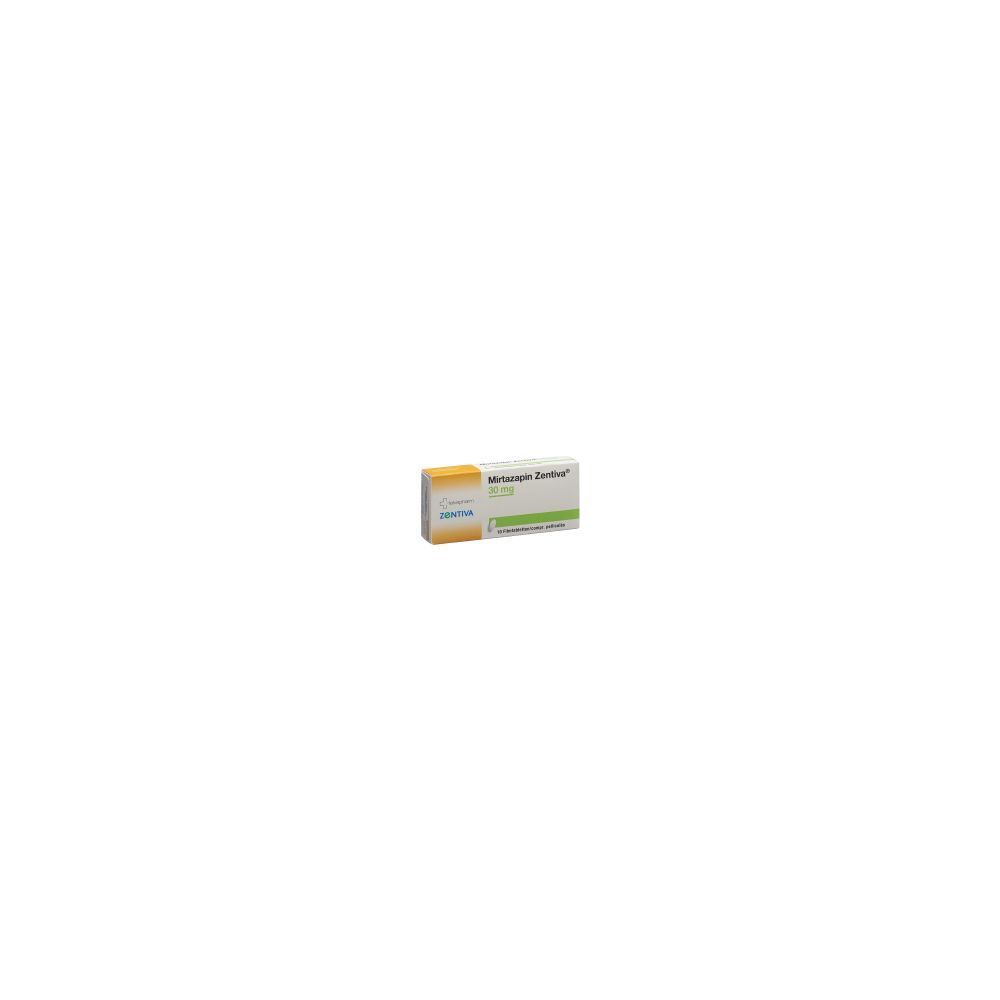 MIRTAZAPIN Zentiva Filmtabl 30 mg 10 Stk