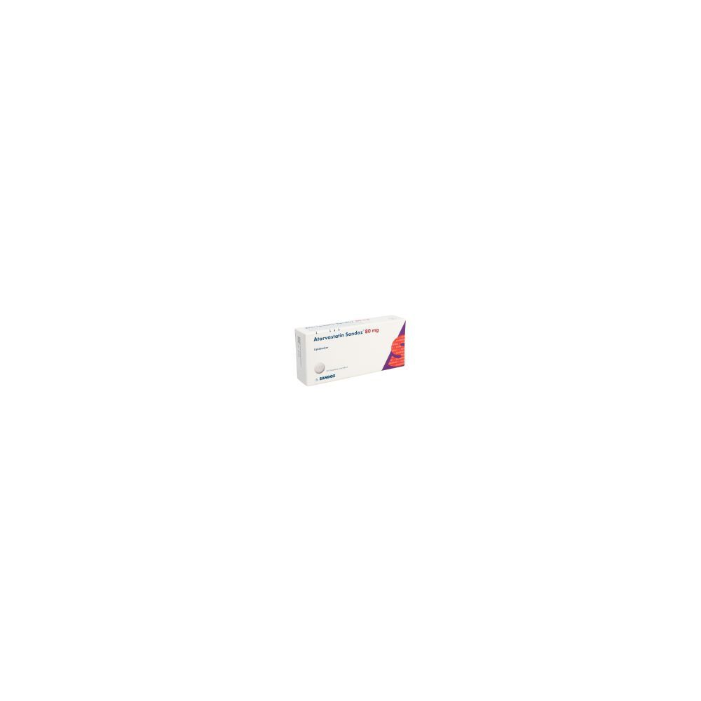 ATORVASTATIN Sandoz Filmtabl 80 mg 30 Stk