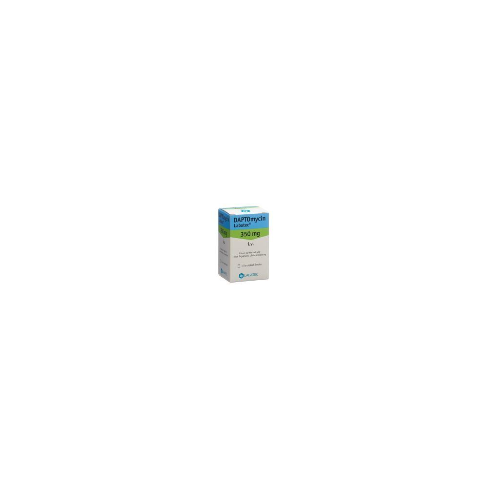 DAPTOMYCIN Labatec Trockensub 350 mg Durchstf